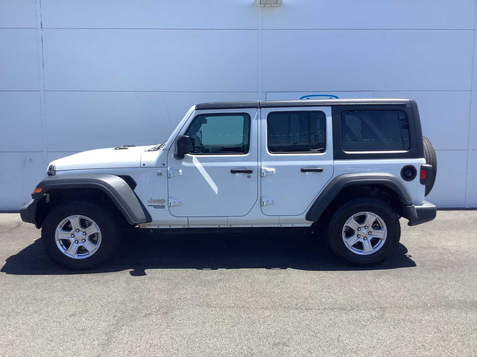 Used 2020 Jeep Wrangler Unlimited Sport S with VIN 1C4HJXDNXLW214798 for sale in Medford, OR