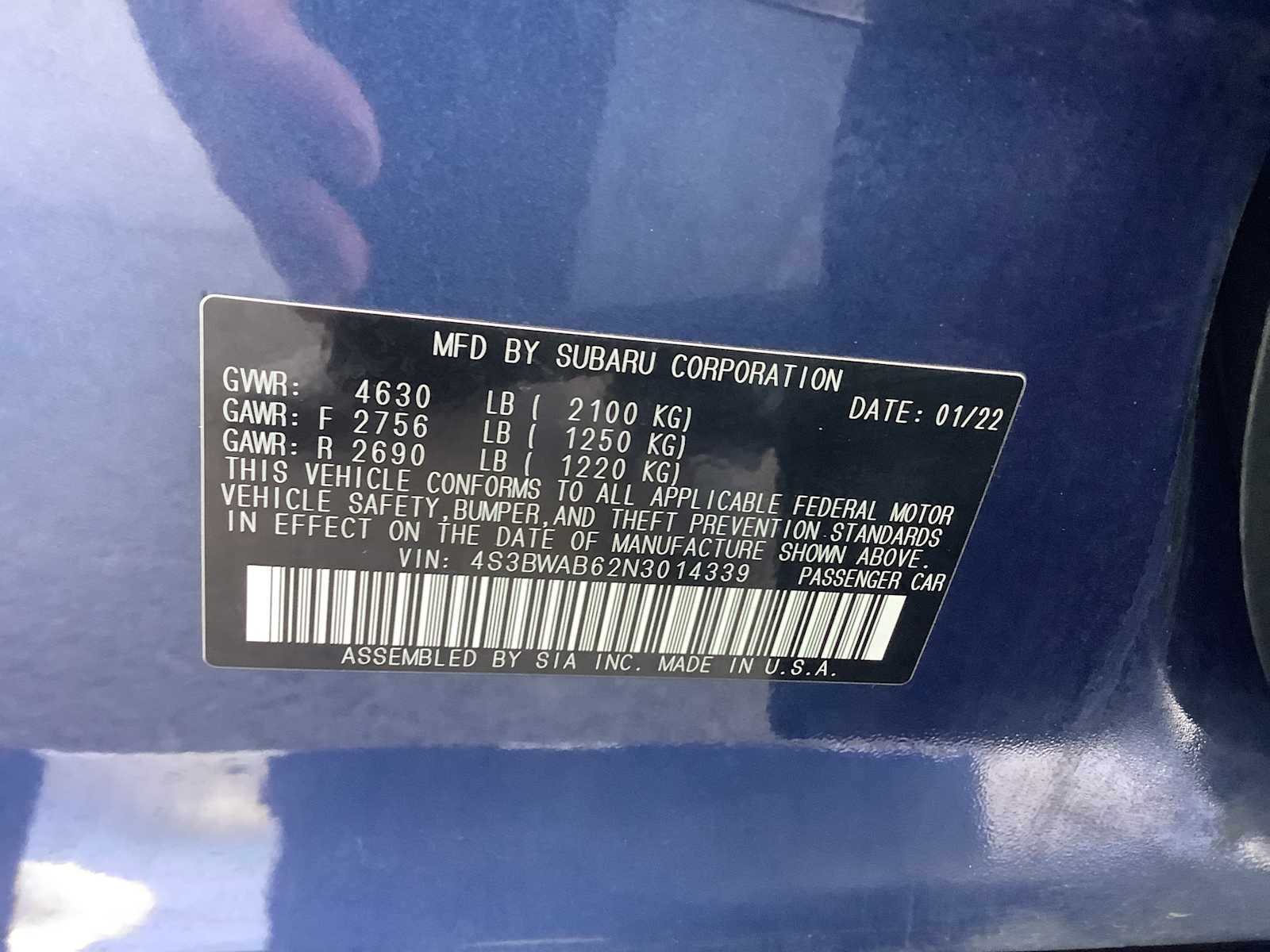 Thumbnail: 2022 Subaru Legacy - 21