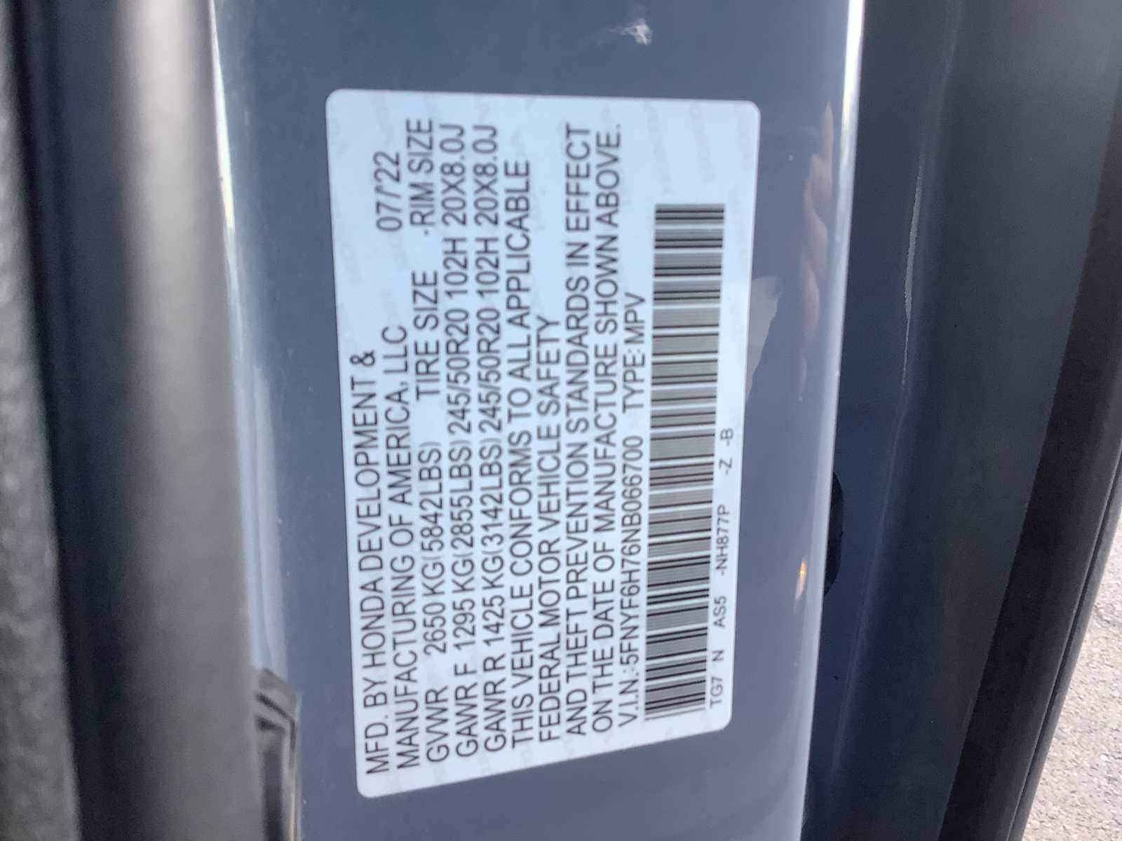 Thumbnail: 2022 Honda Pilot - 21