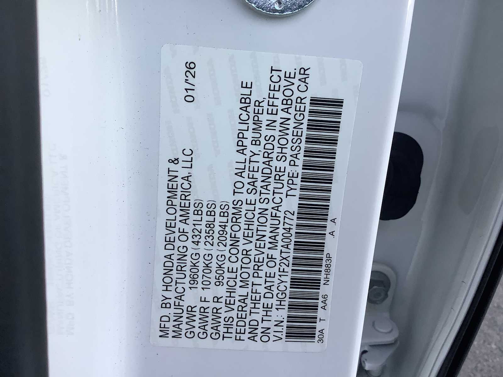 2026 Honda Accord LX - Photo 21