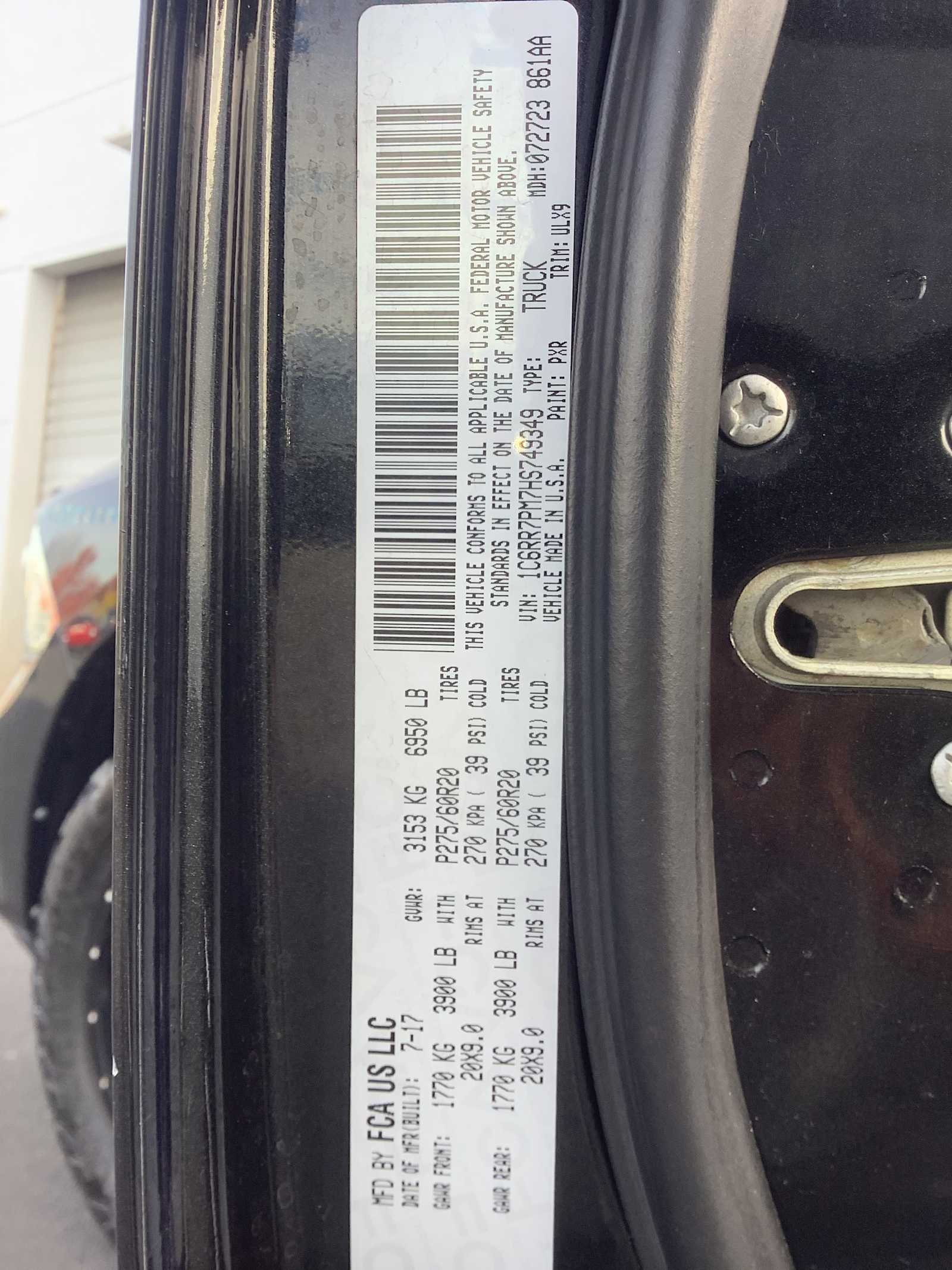 Thumbnail: 2017 RAM 1500 - 21