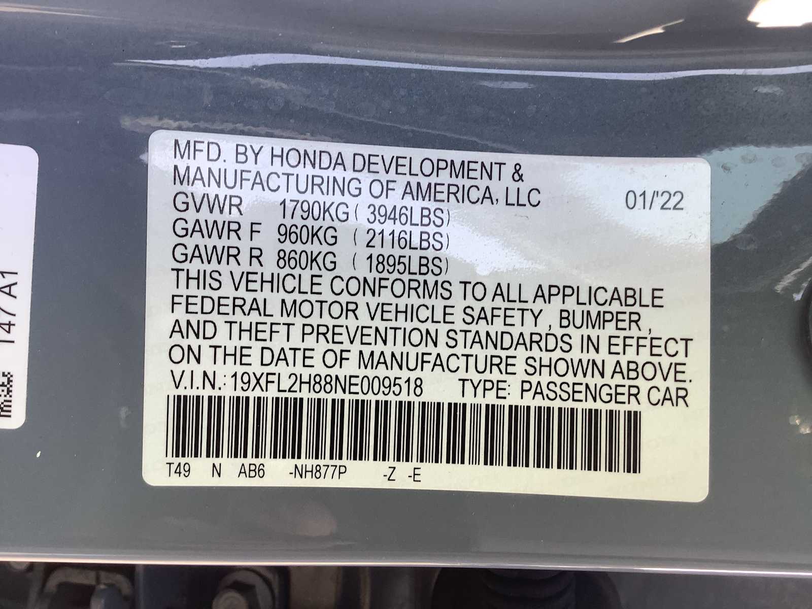 2022 Honda Civic Hatchback Sport - Photo 21