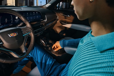 Cadillac luxury vehicle interior
