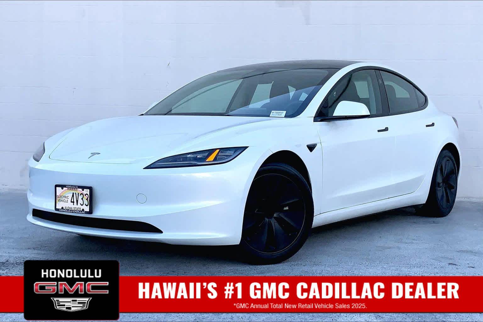 Used 2024 Tesla Model 3 Base with VIN 5YJ3E1EA9RF769455 for sale in Honolulu, HI
