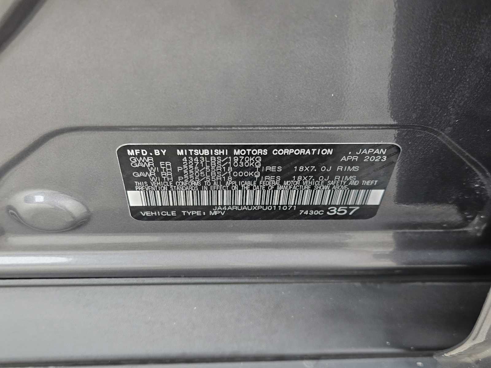 Thumbnail: 2023 Mitsubishi Outlander Sport - 30