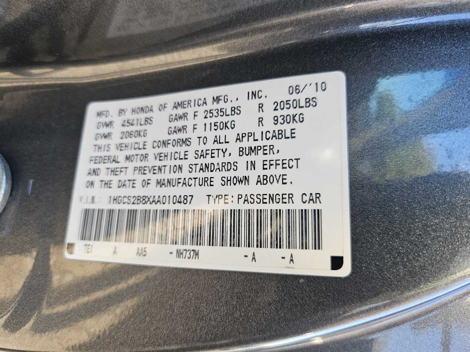 Thumbnail: 2010 Honda Accord - 30