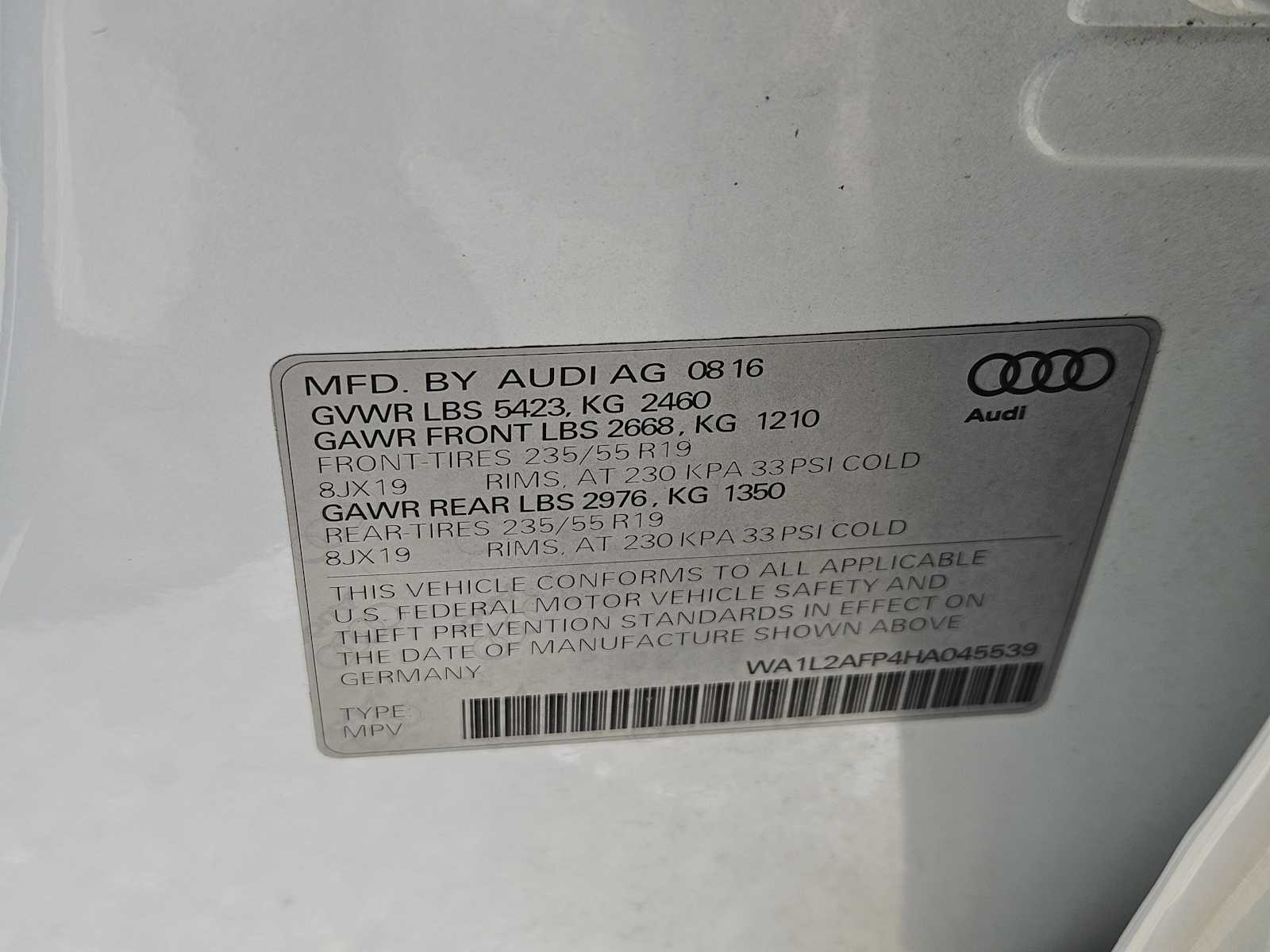 Thumbnail: 2017 Audi Q5 - 33