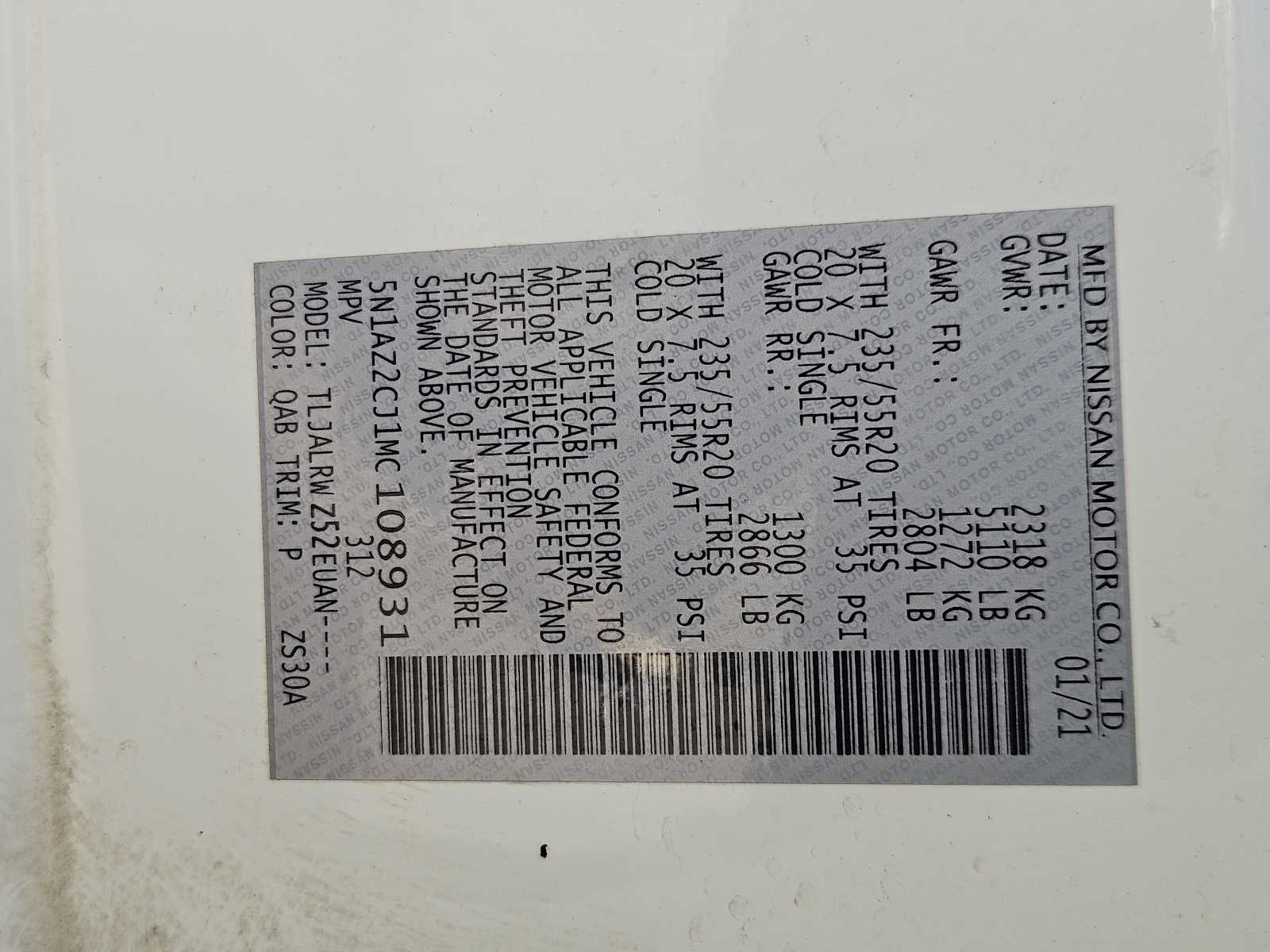 Thumbnail: 2021 Nissan Murano - 32