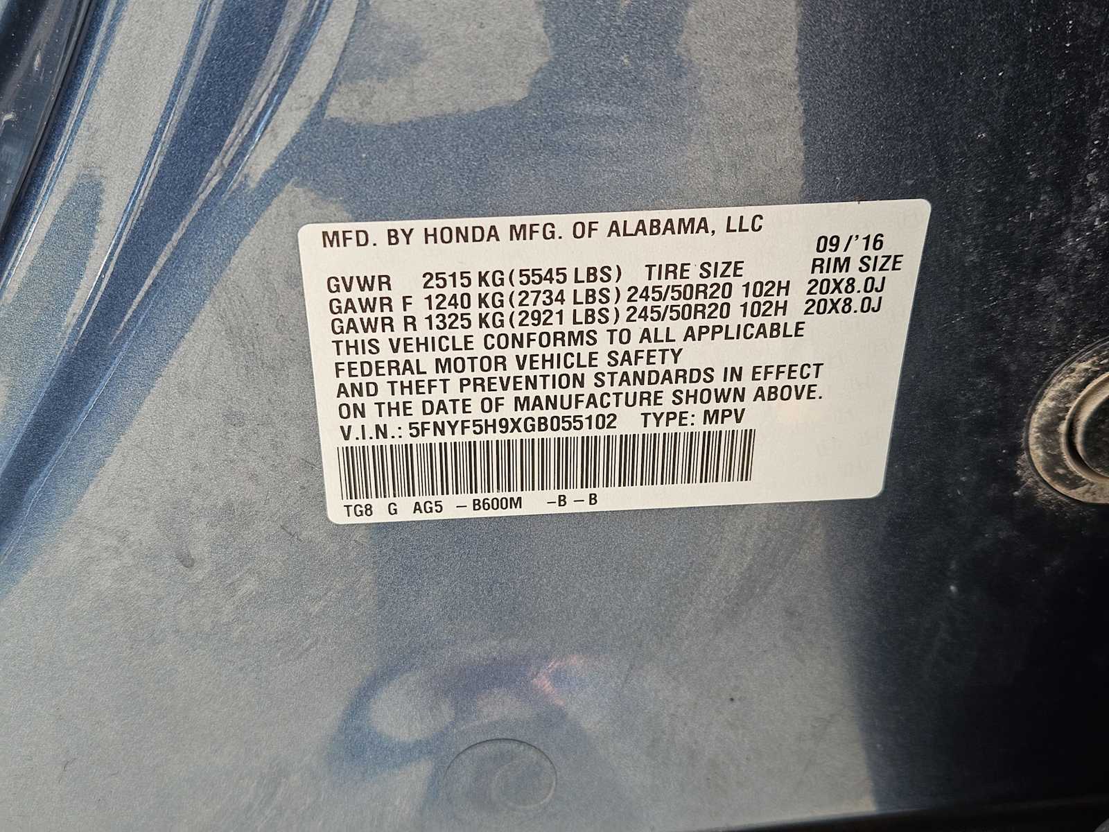 Thumbnail: 2016 Honda Pilot - 34