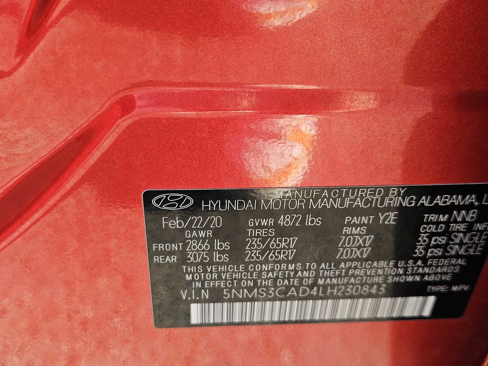 Thumbnail: 2020 Hyundai Santa Fe - 31