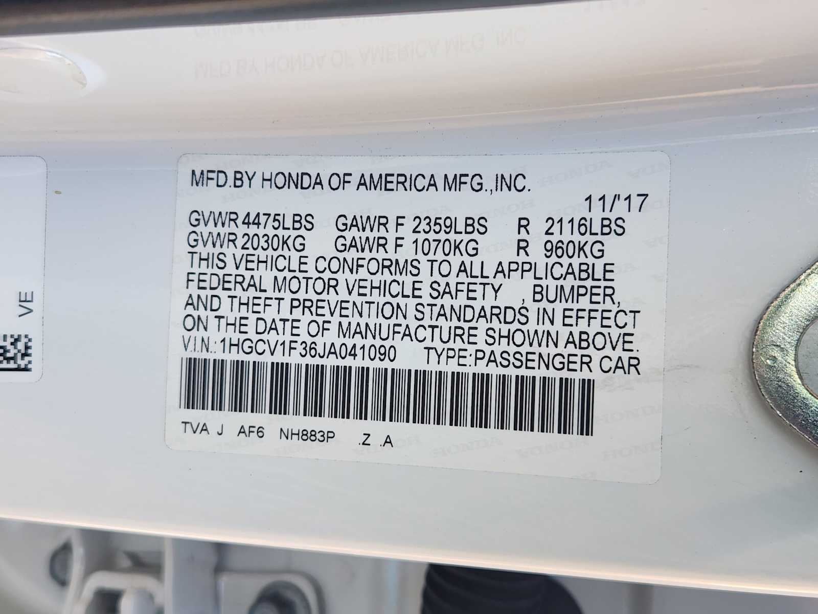 Thumbnail: 2018 Honda Accord - 32