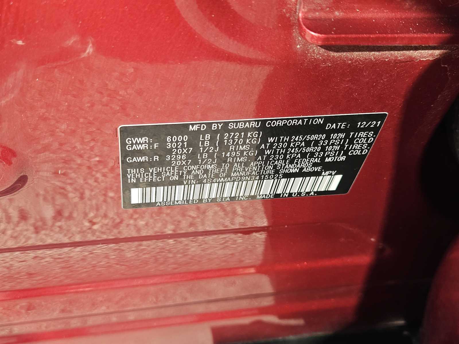 Thumbnail: 2022 Subaru Ascent - 33