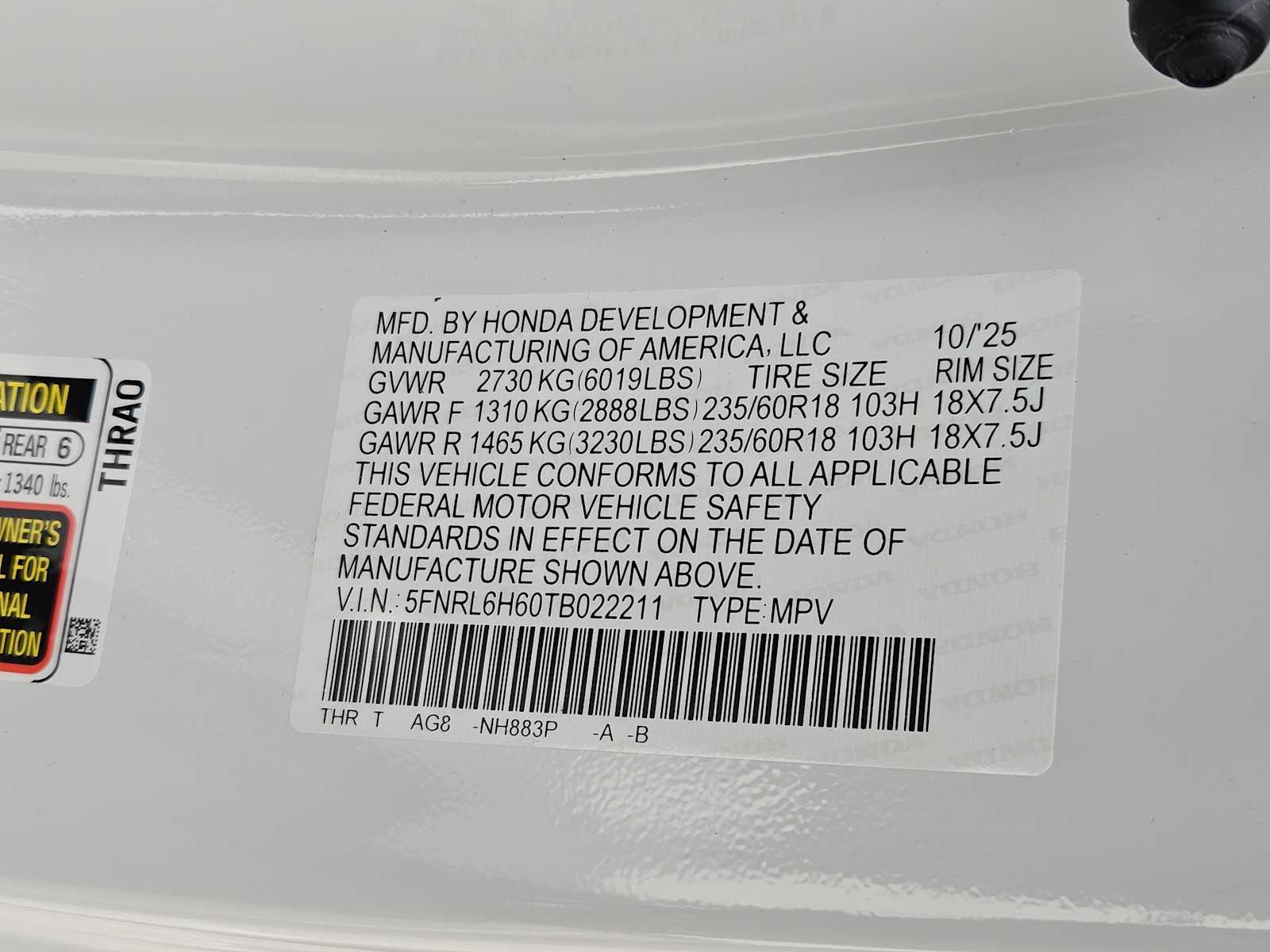 Thumbnail: 2026 Honda Odyssey - 26