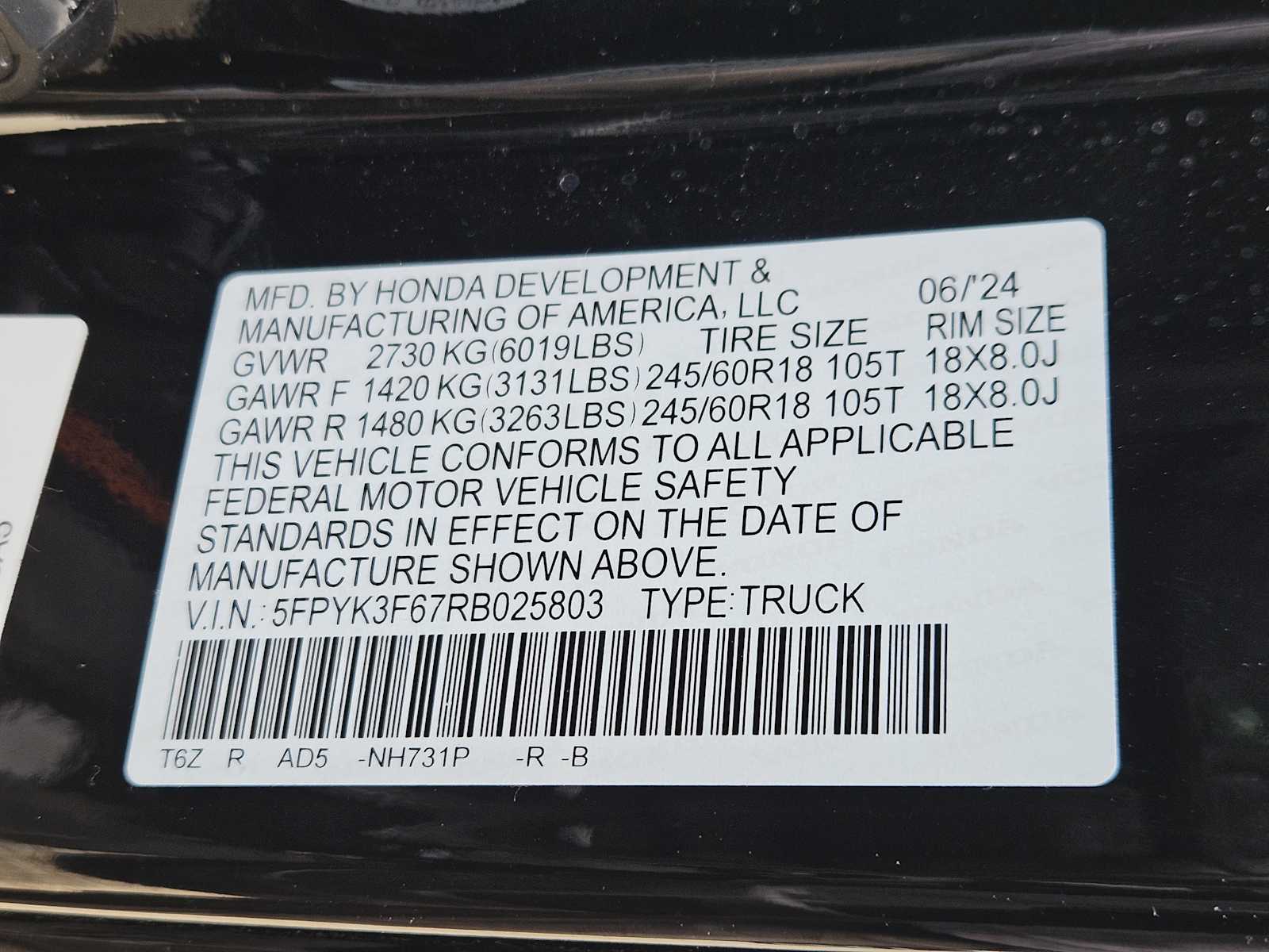 Thumbnail: 2024 Honda Ridgeline - 33