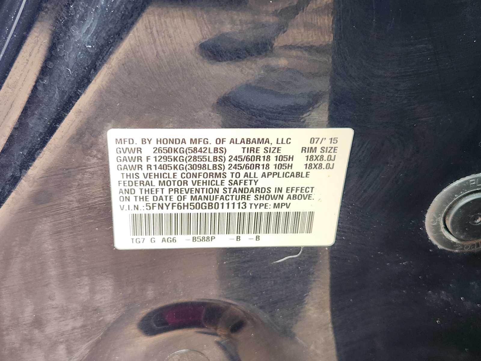 Thumbnail: 2016 Honda Pilot - 35