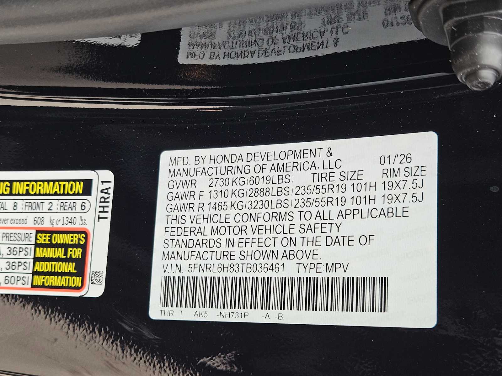 Thumbnail: 2026 Honda Odyssey - 28