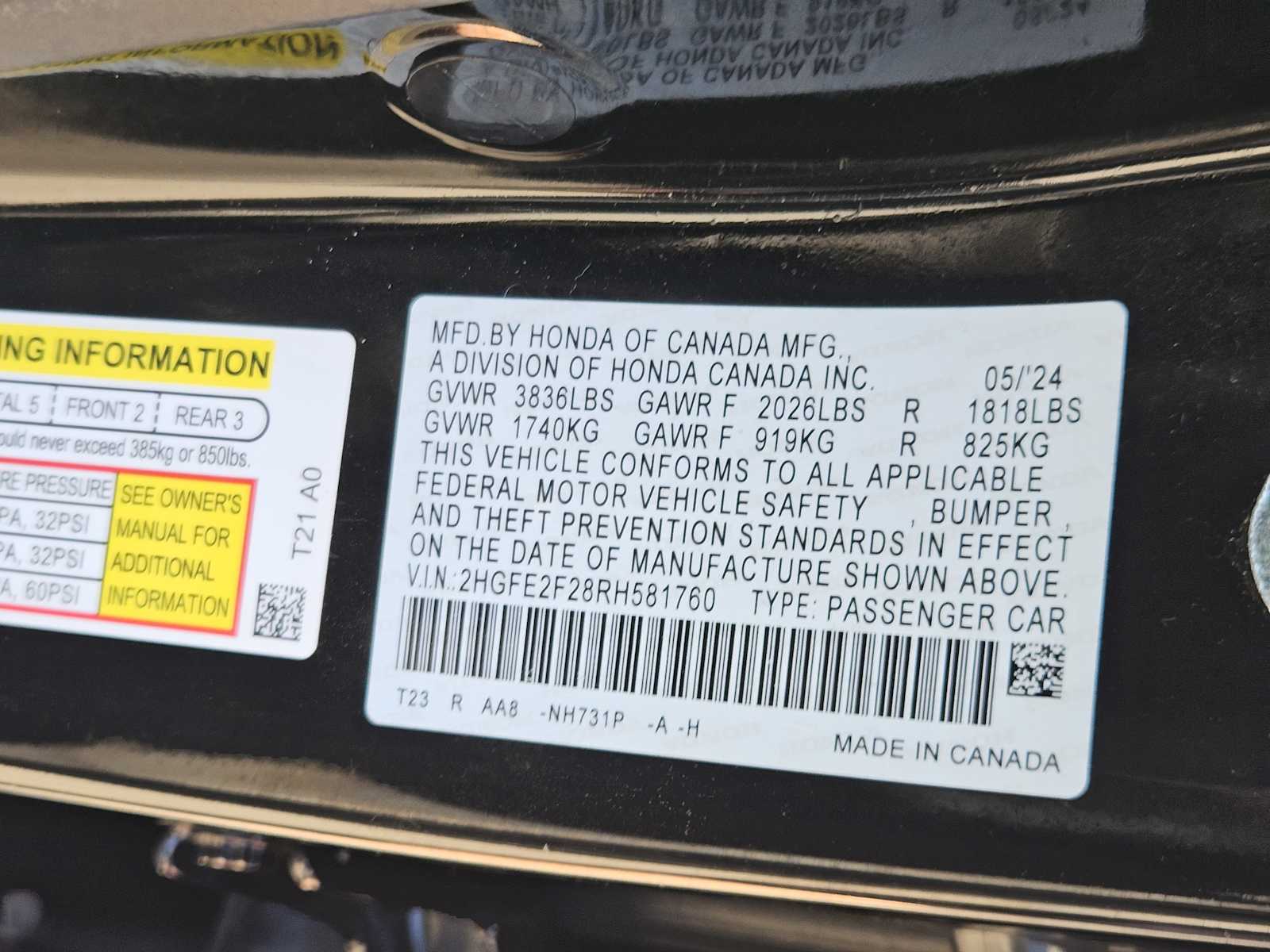 Thumbnail: 2024 Honda Civic - 30