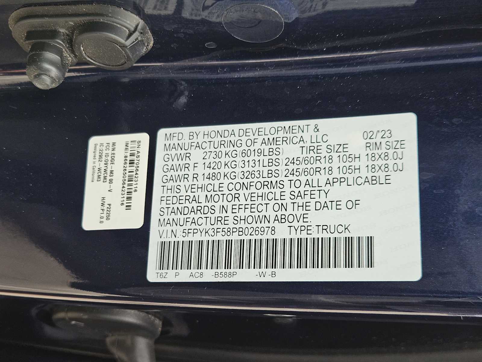 Thumbnail: 2023 Honda Ridgeline - 33