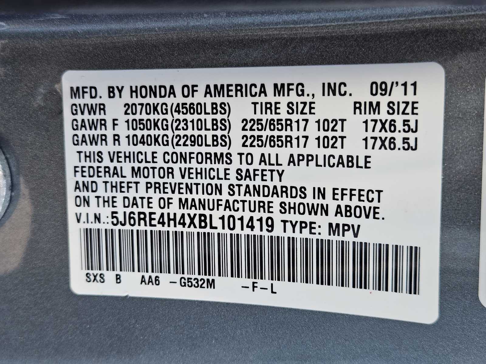 Thumbnail: 2011 Honda CR-V - 30