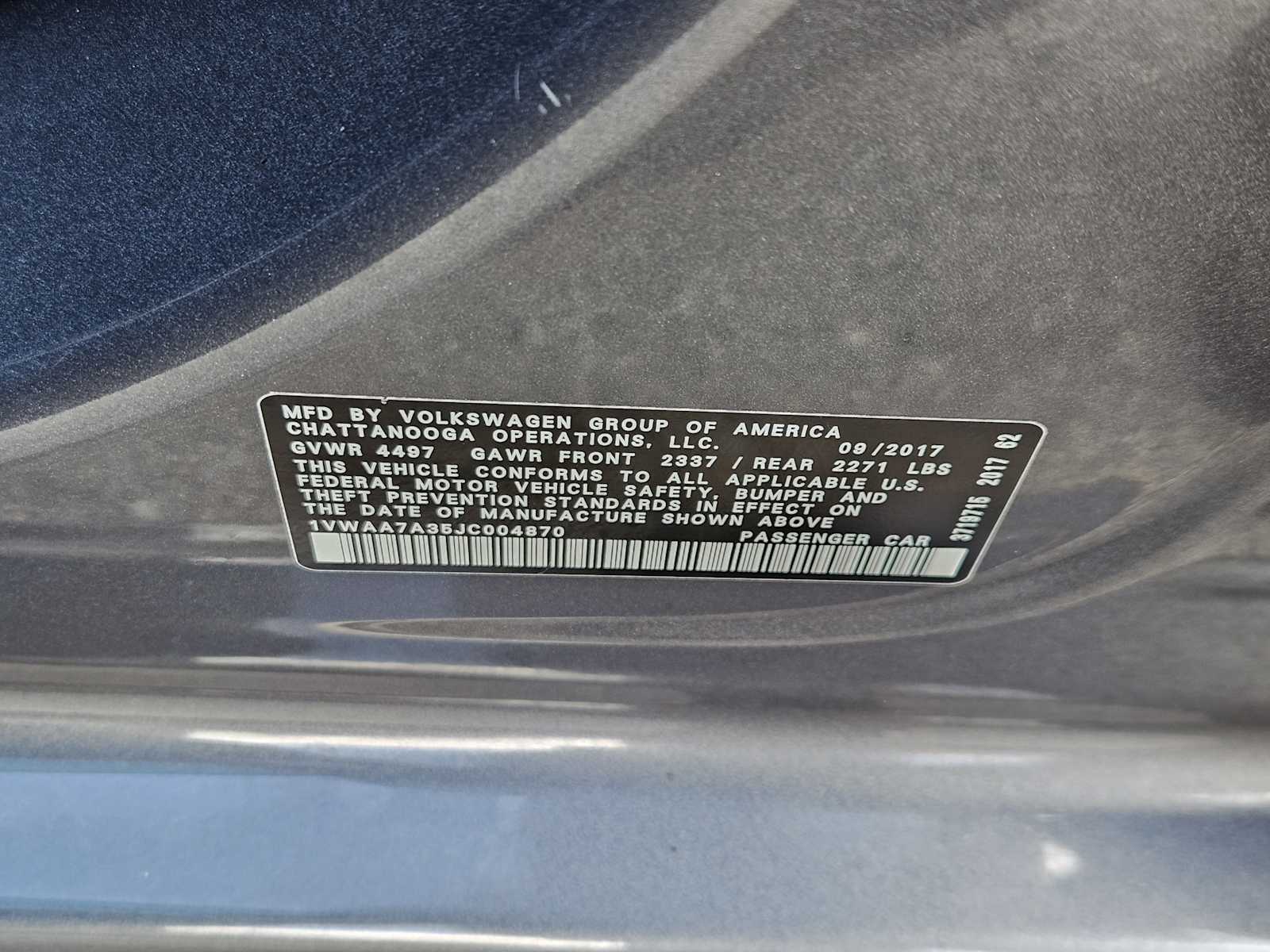 Thumbnail: 2018 Volkswagen Passat - 30