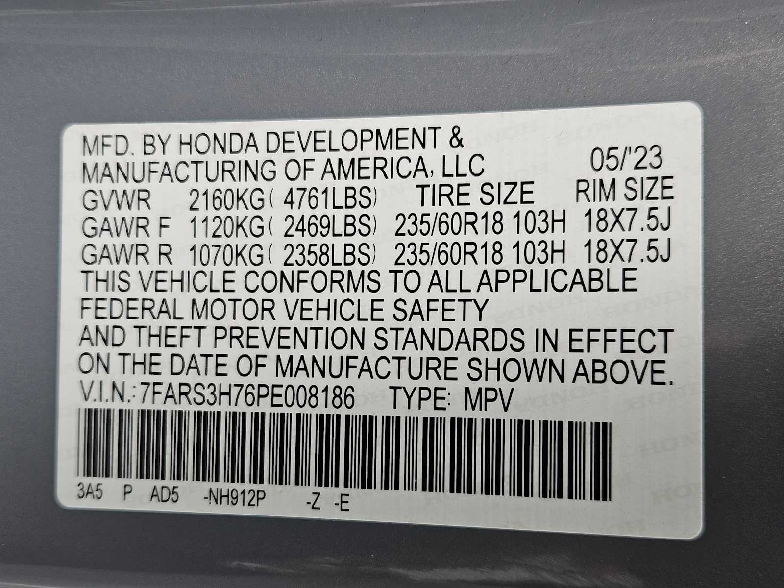 2023 Honda CR-V EX-L 34