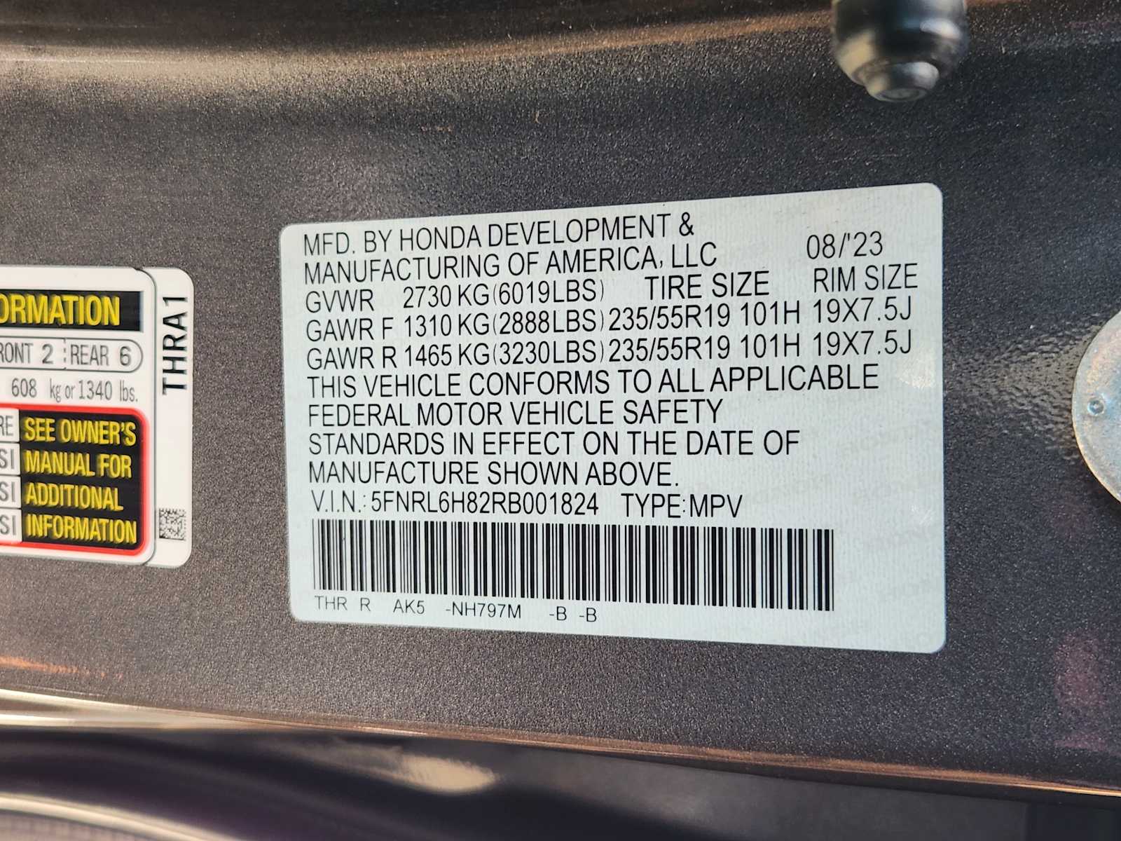 Thumbnail: 2024 Honda Odyssey - 33