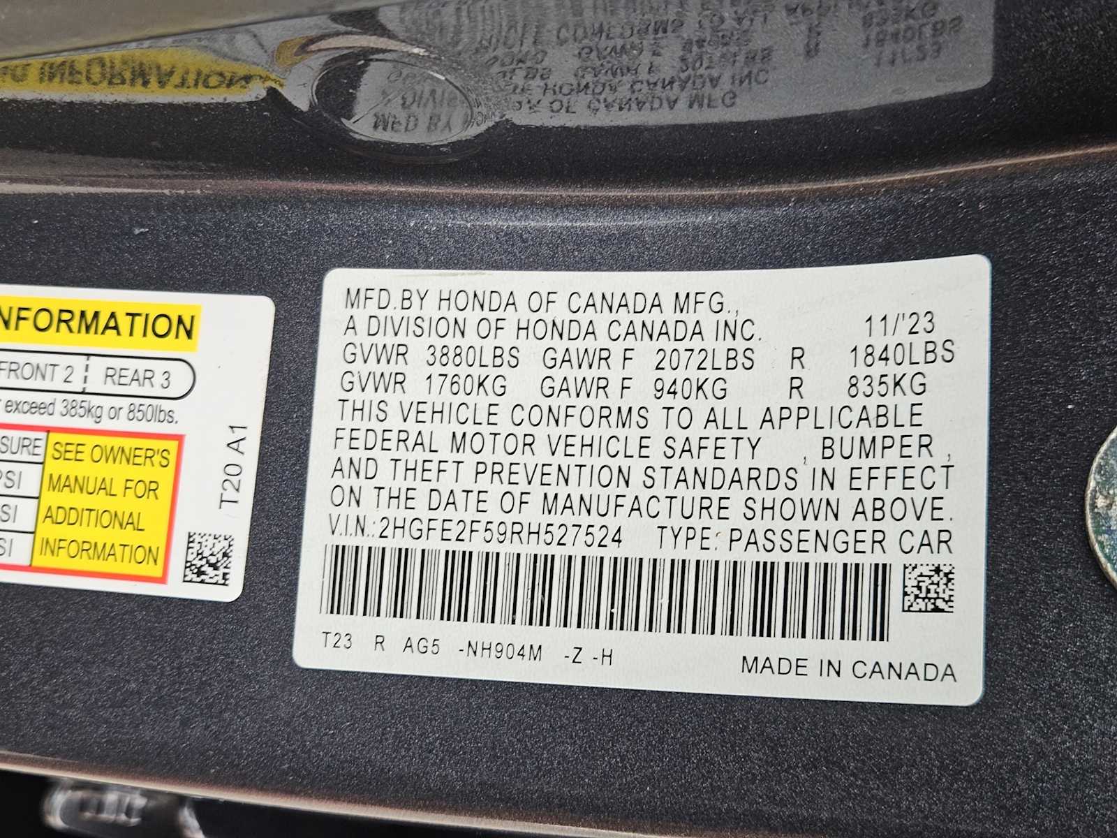 Thumbnail: 2024 Honda Civic - 31