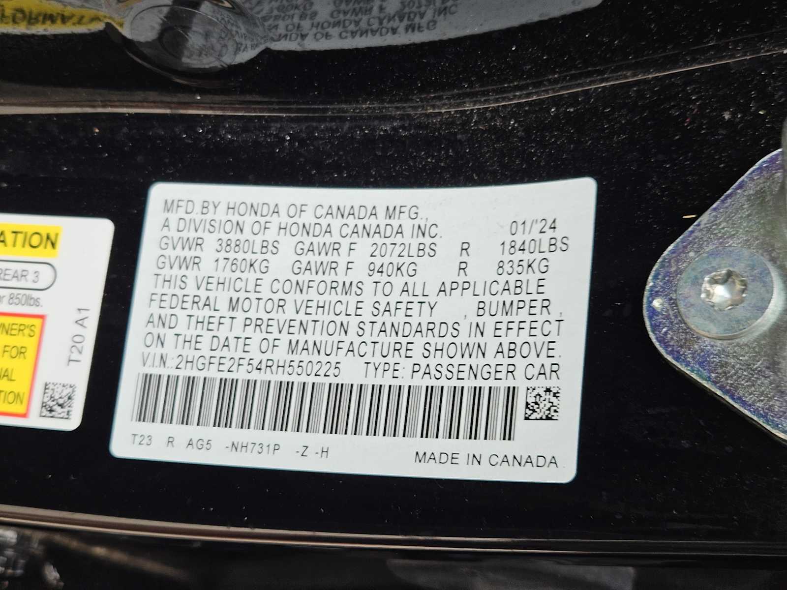 Thumbnail: 2024 Honda Civic - 31