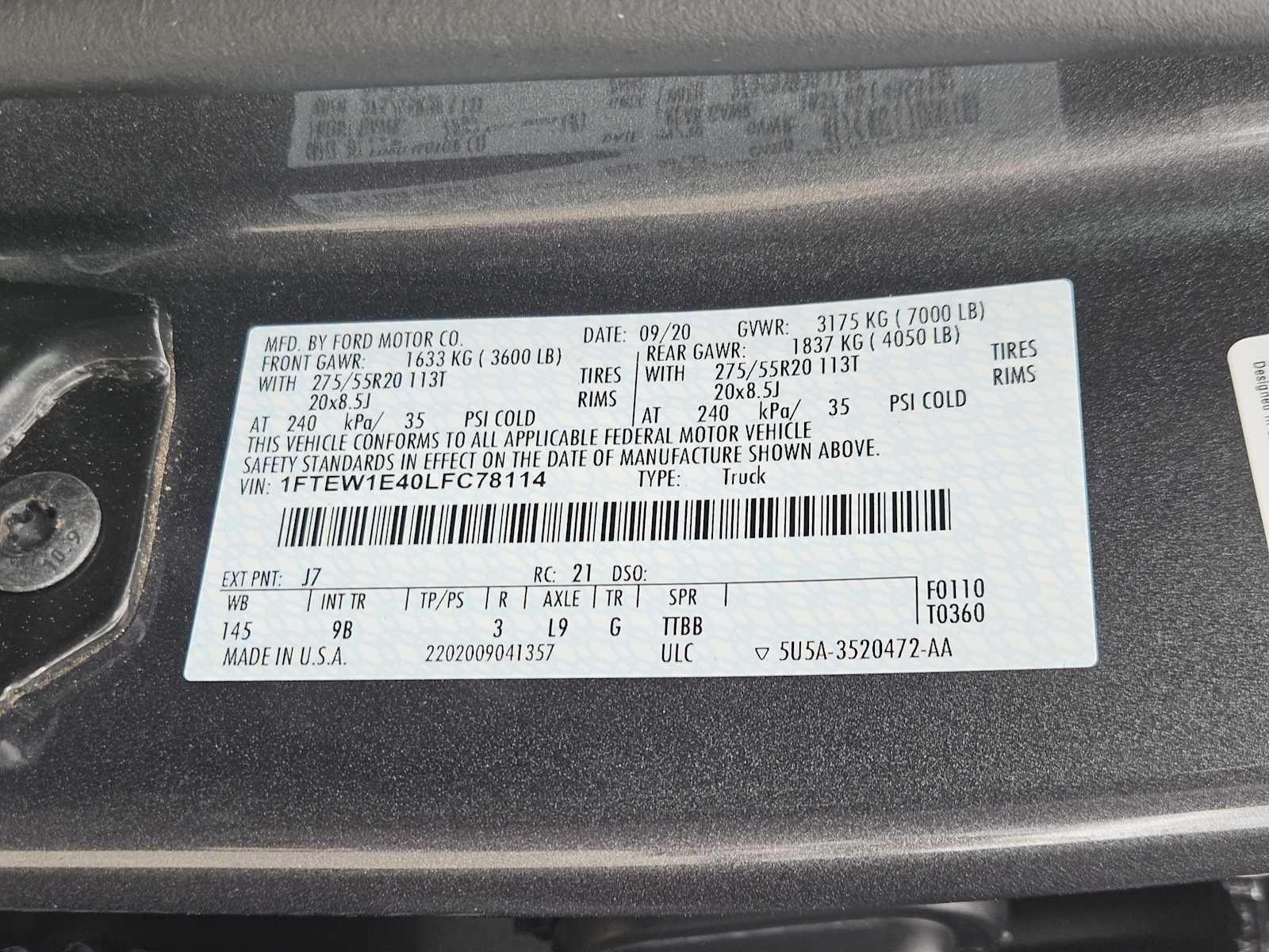 Thumbnail: 2020 Ford F-150 - 33