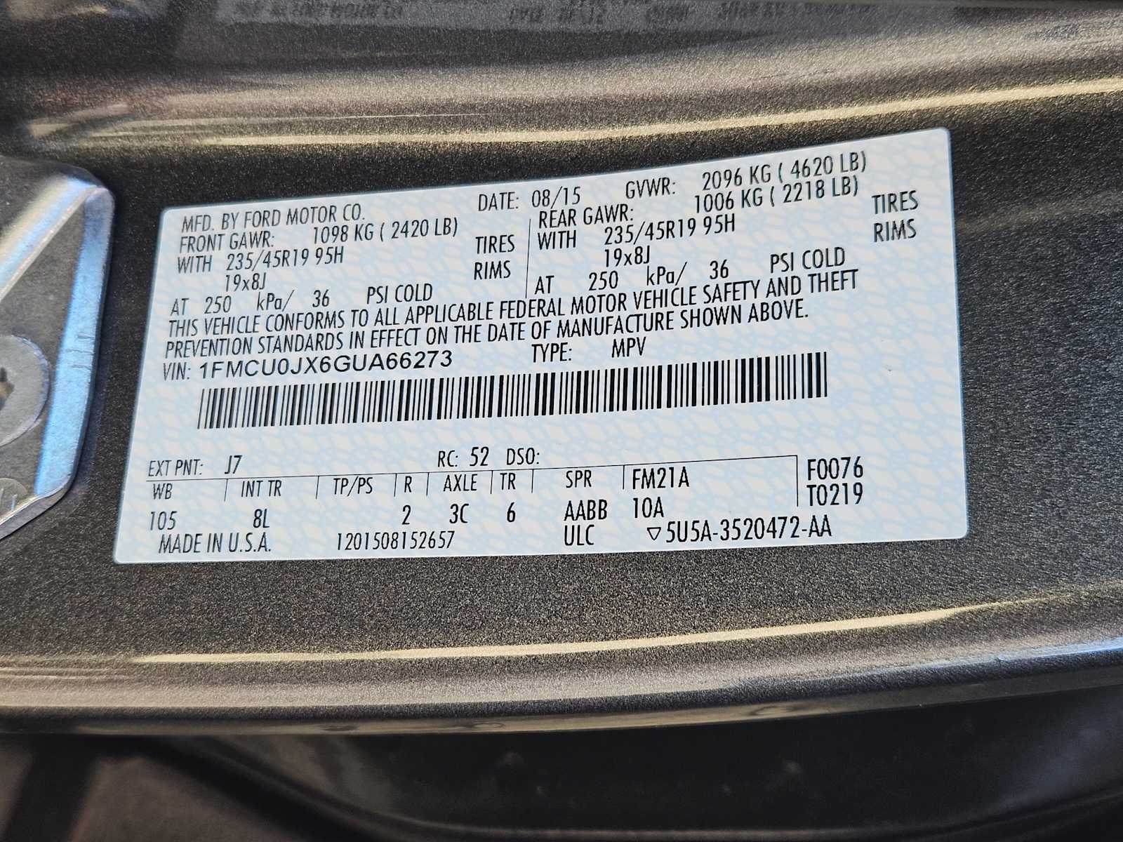 Thumbnail: 2016 Ford Escape - 32