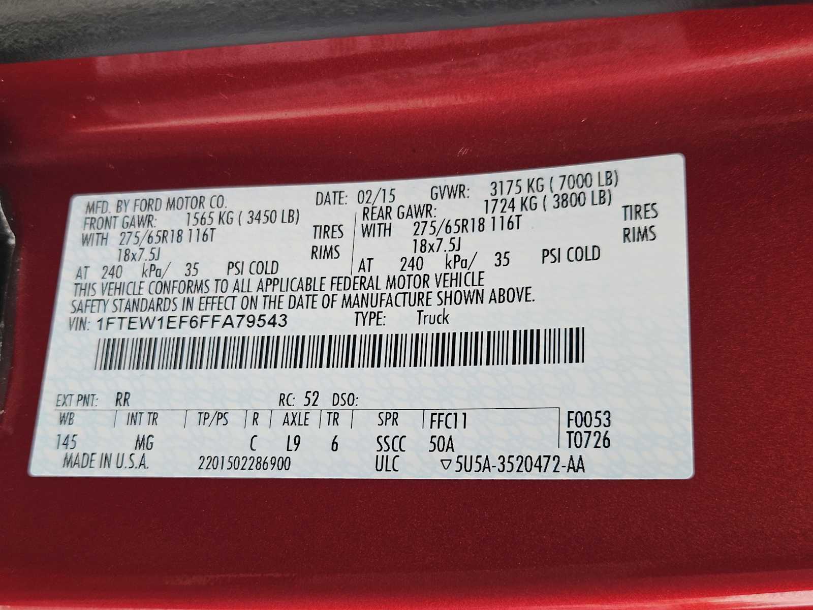 Thumbnail: 2015 Ford F-150 - 31