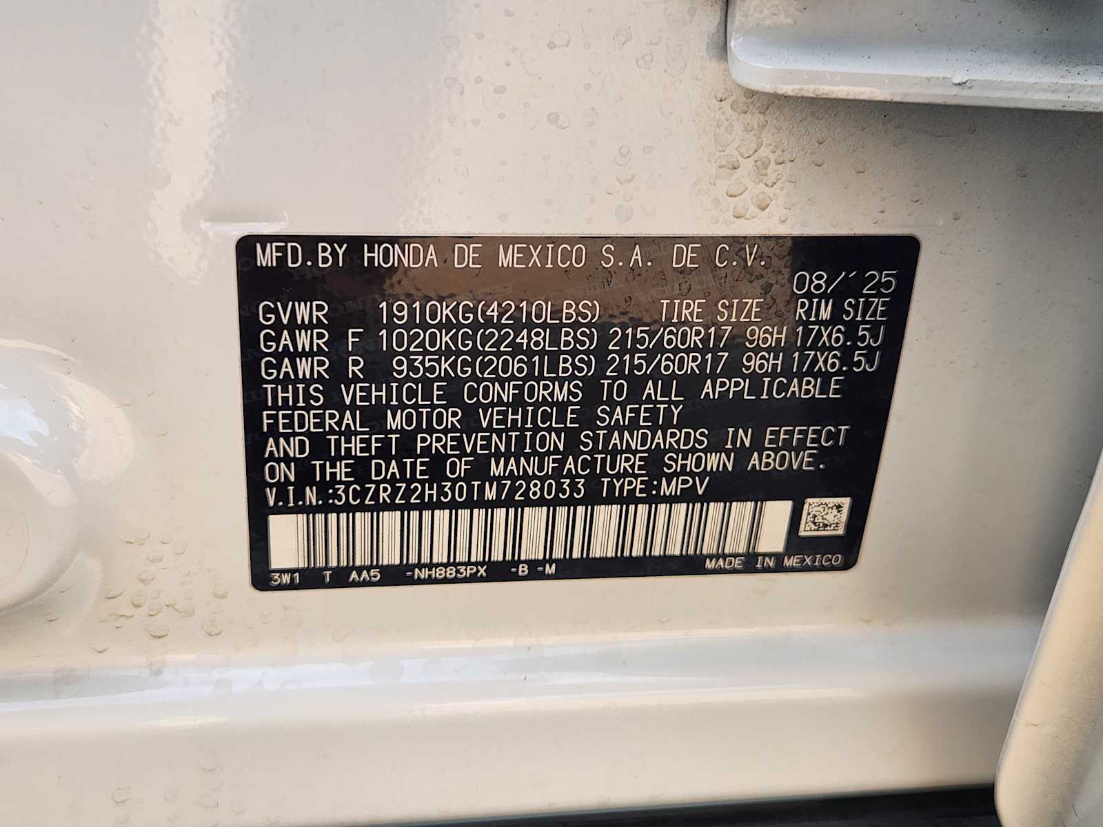 2026 Honda HR-V LX - Photo 32
