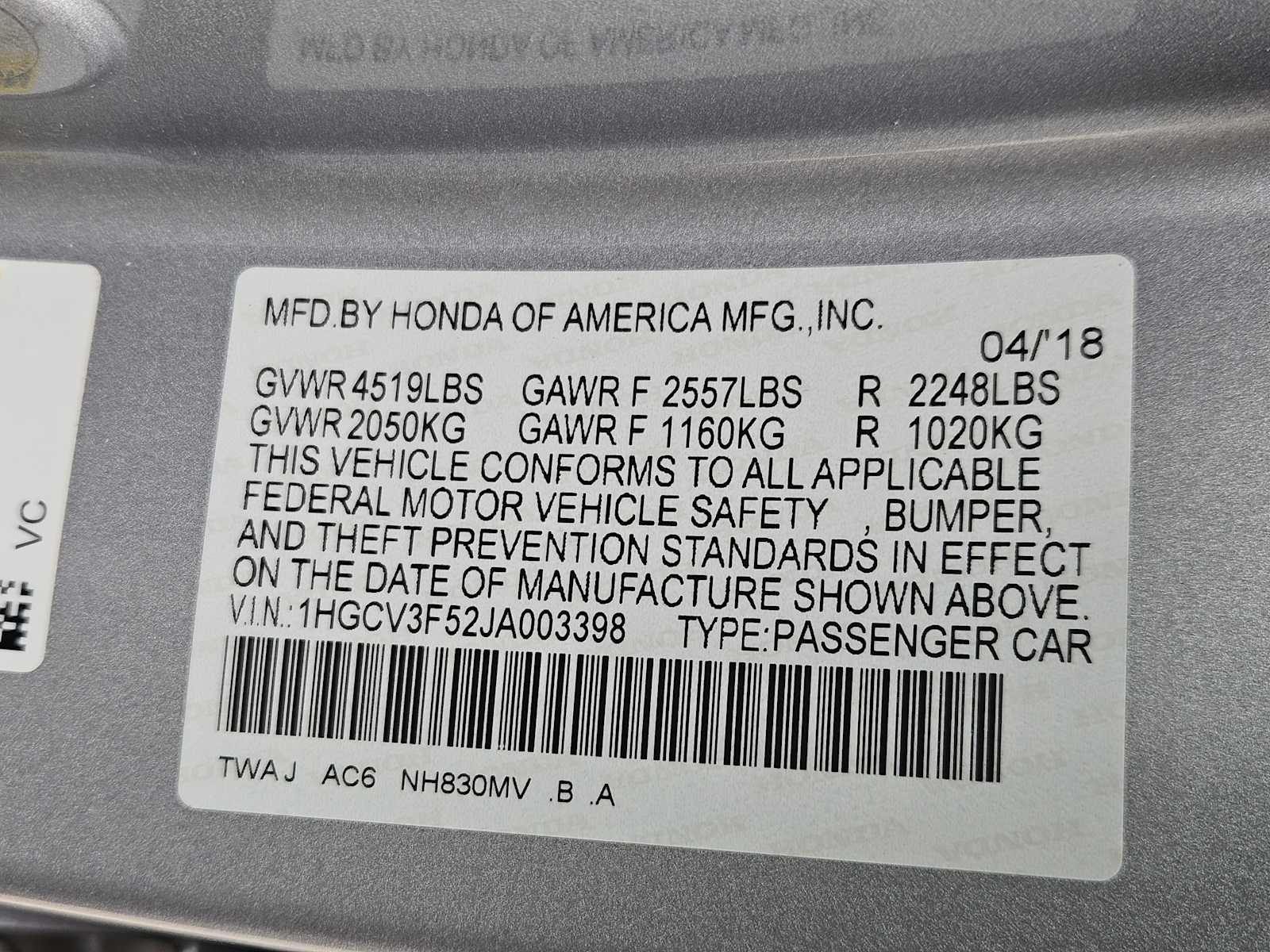 Thumbnail: 2018 Honda Accord - 32