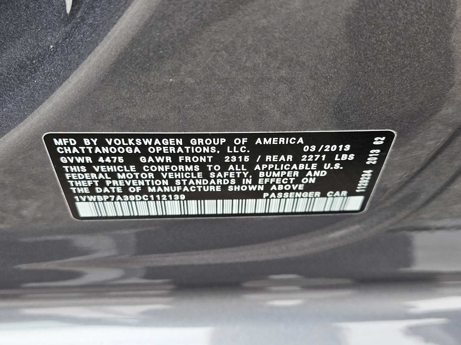 Thumbnail: 2013 Volkswagen Passat - 29