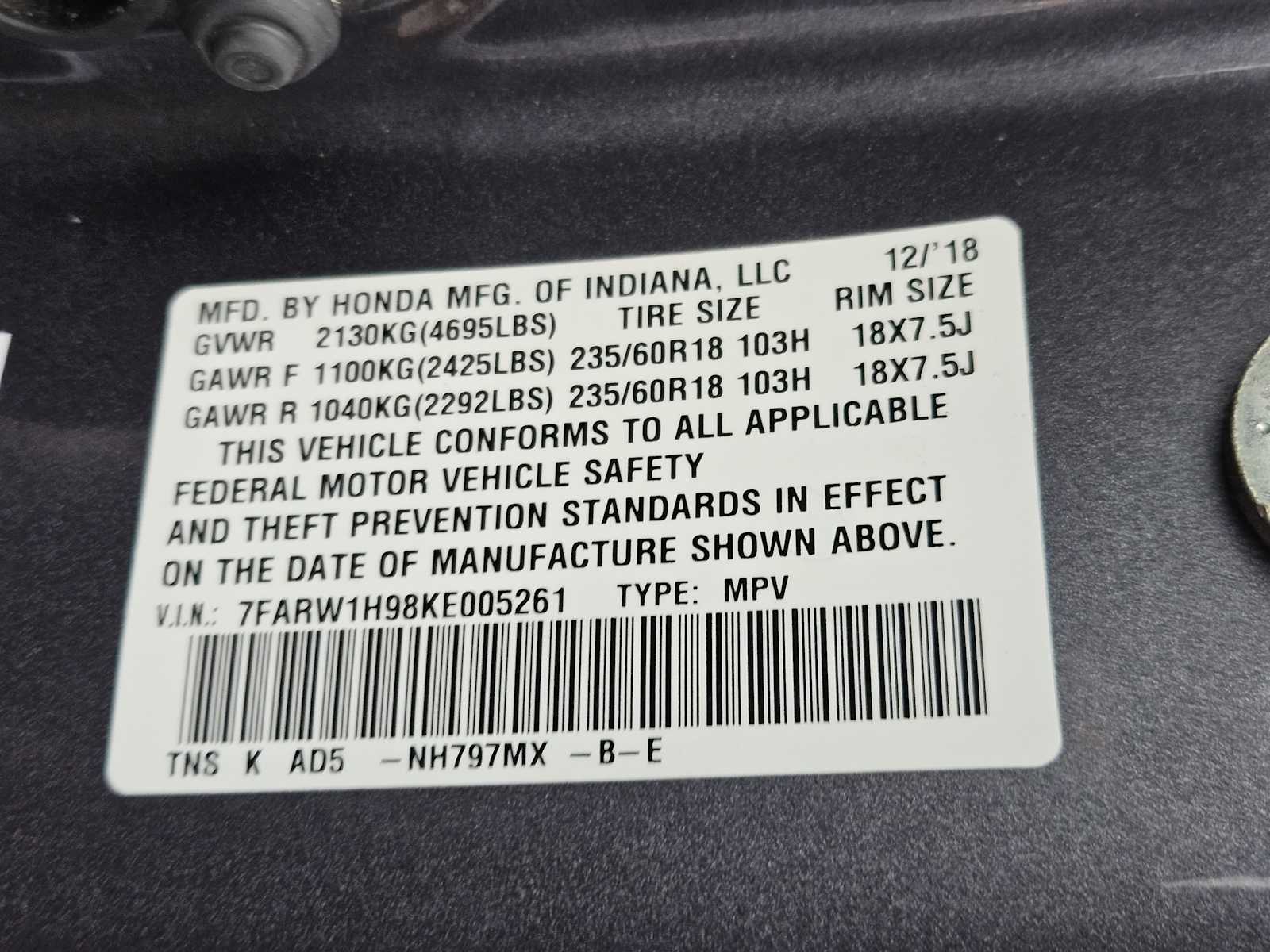 Thumbnail: 2019 Honda CR-V - 32