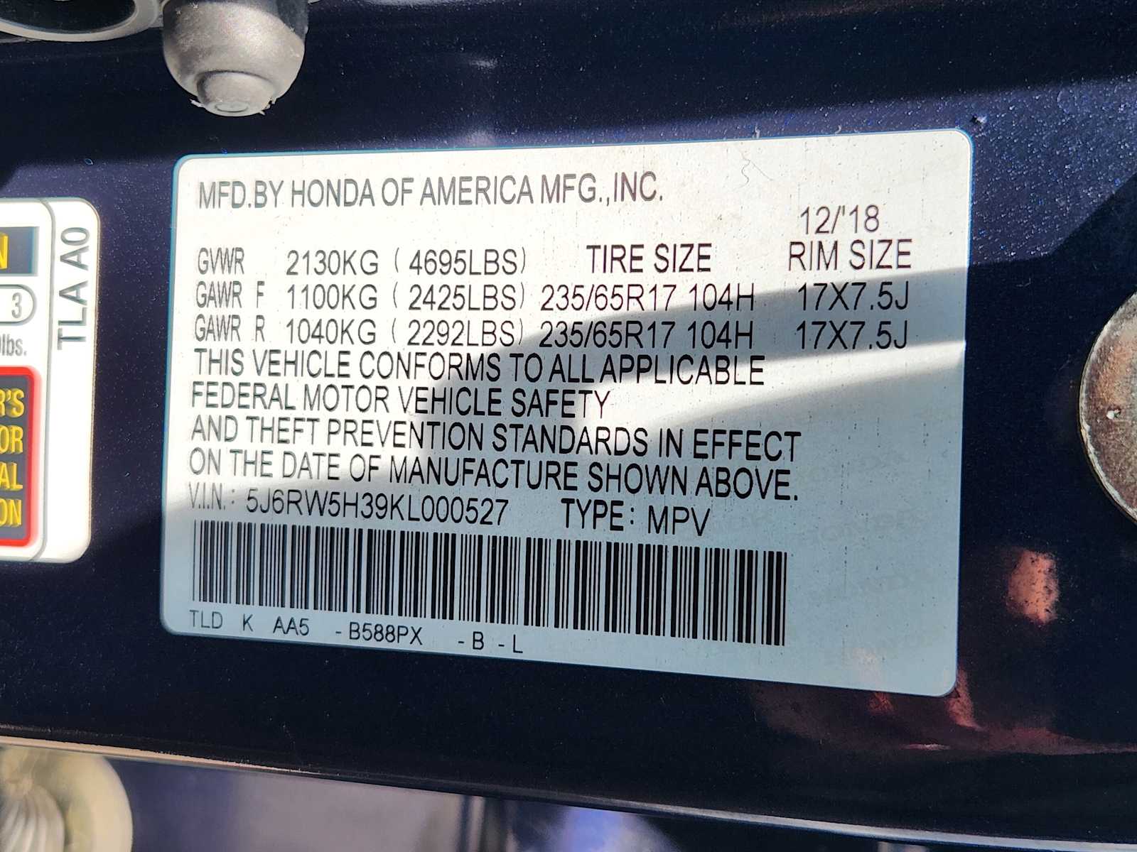 Thumbnail: 2019 Honda CR-V - 33