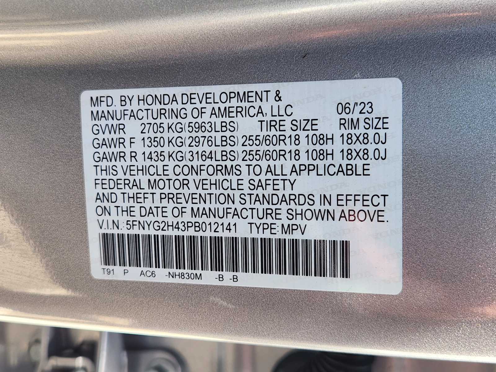 Thumbnail: 2023 Honda Pilot - 33
