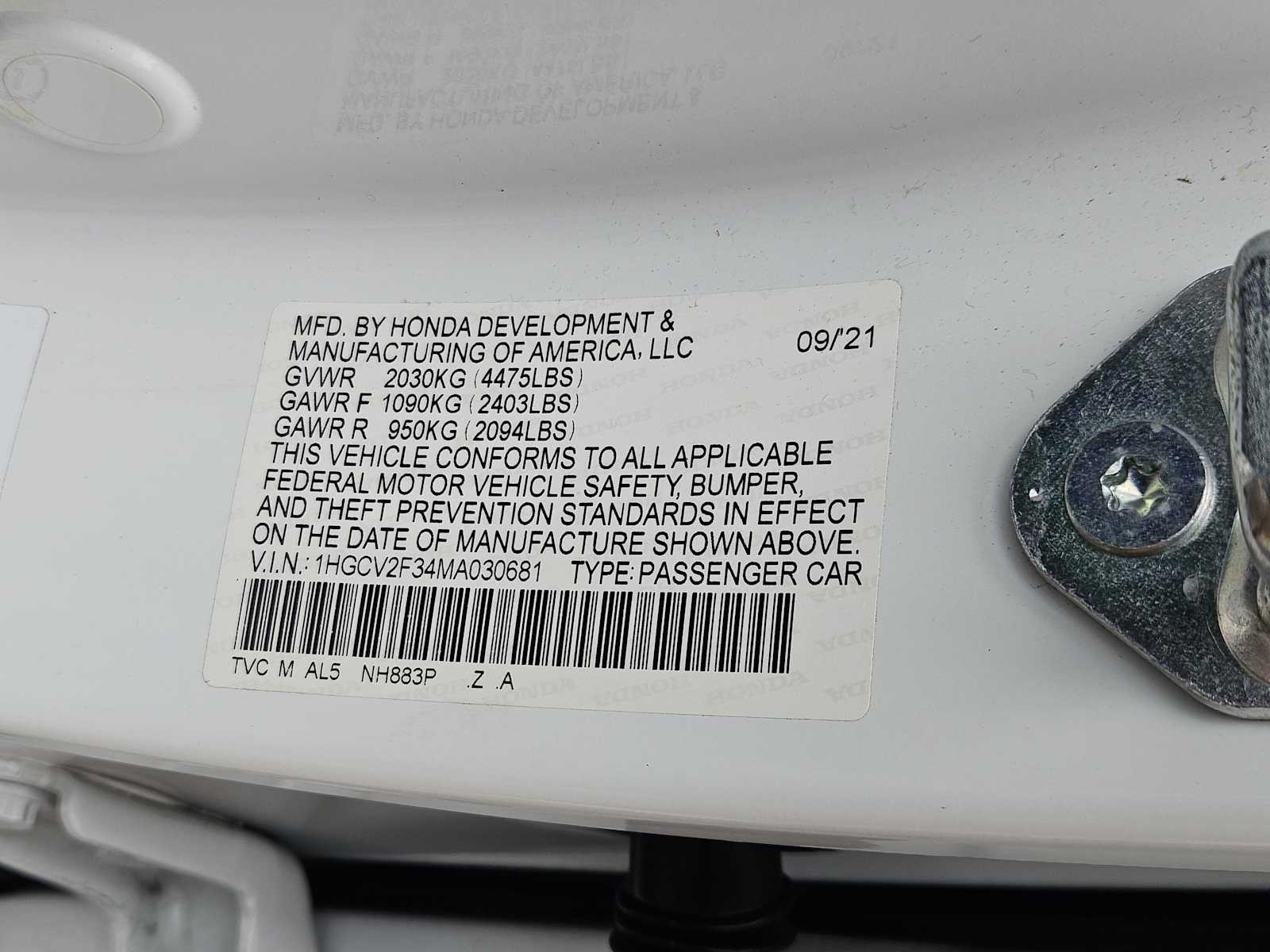 Thumbnail: 2021 Honda Accord - 32