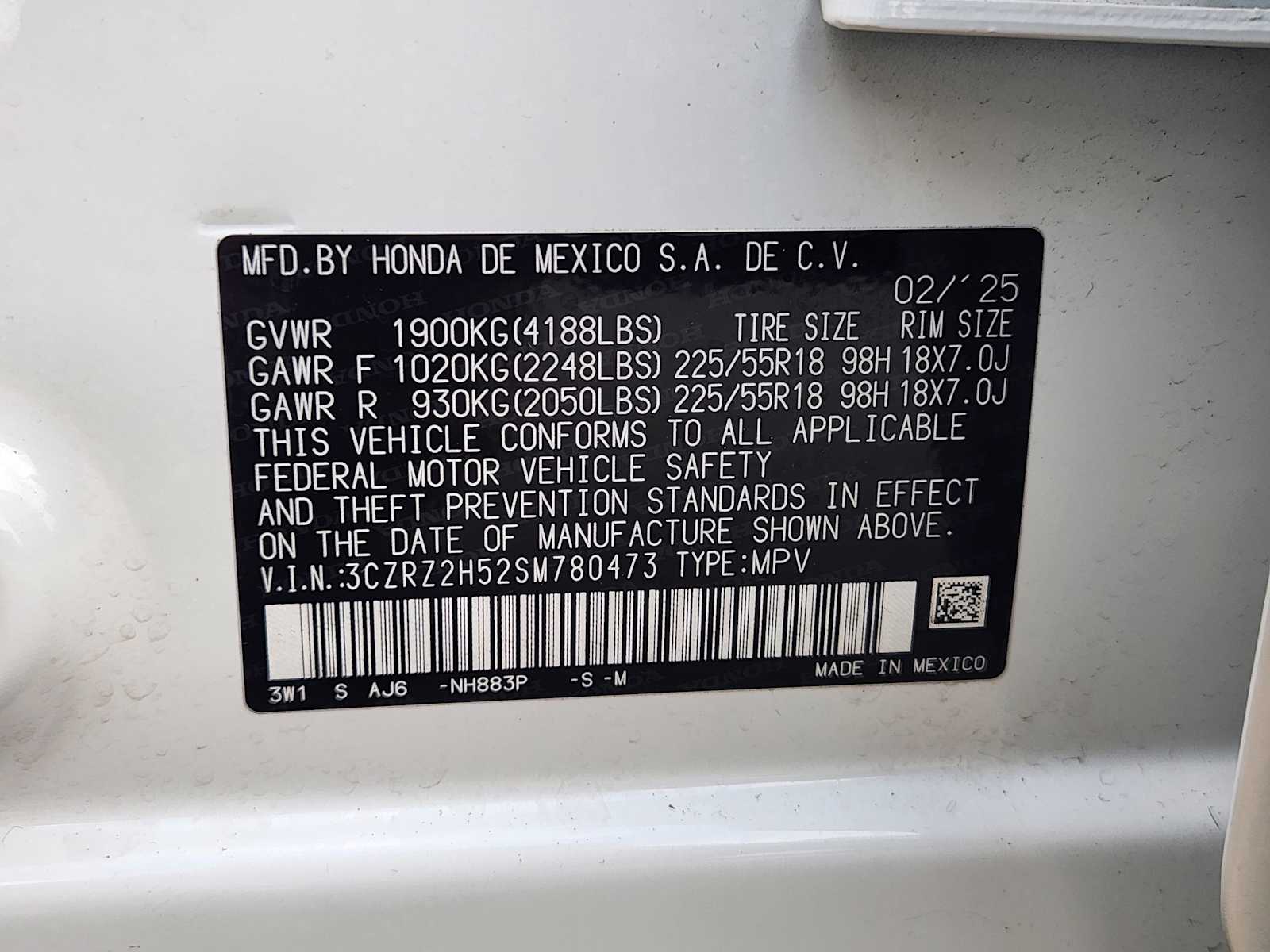 Thumbnail: 2025 Honda HR-V - 33