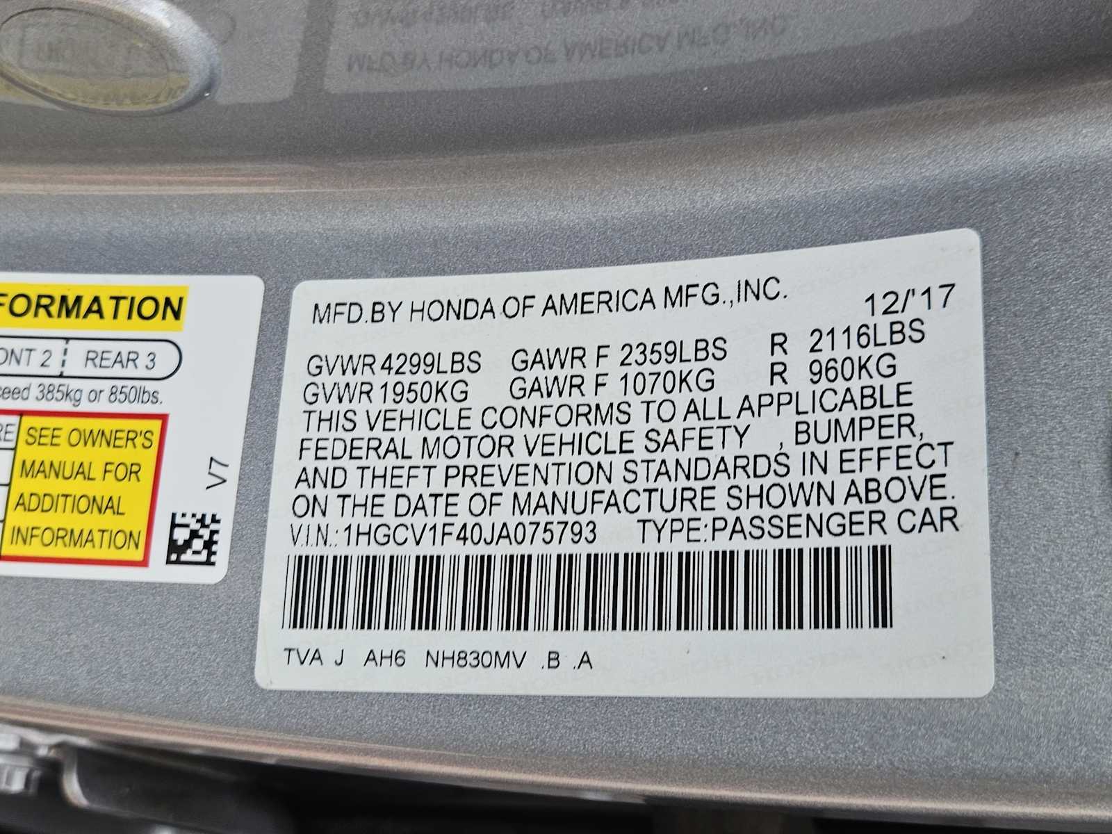 Thumbnail: 2018 Honda Accord - 31