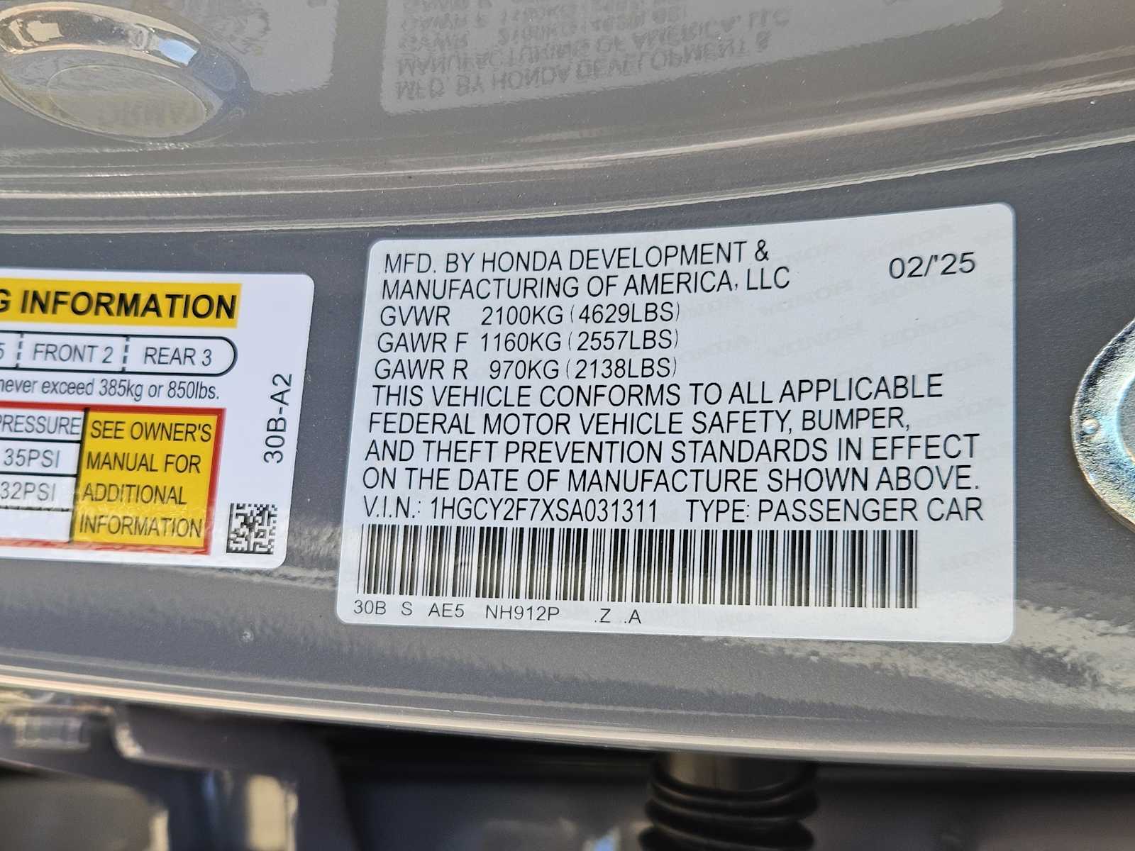 Thumbnail: 2025 Honda Accord - 33