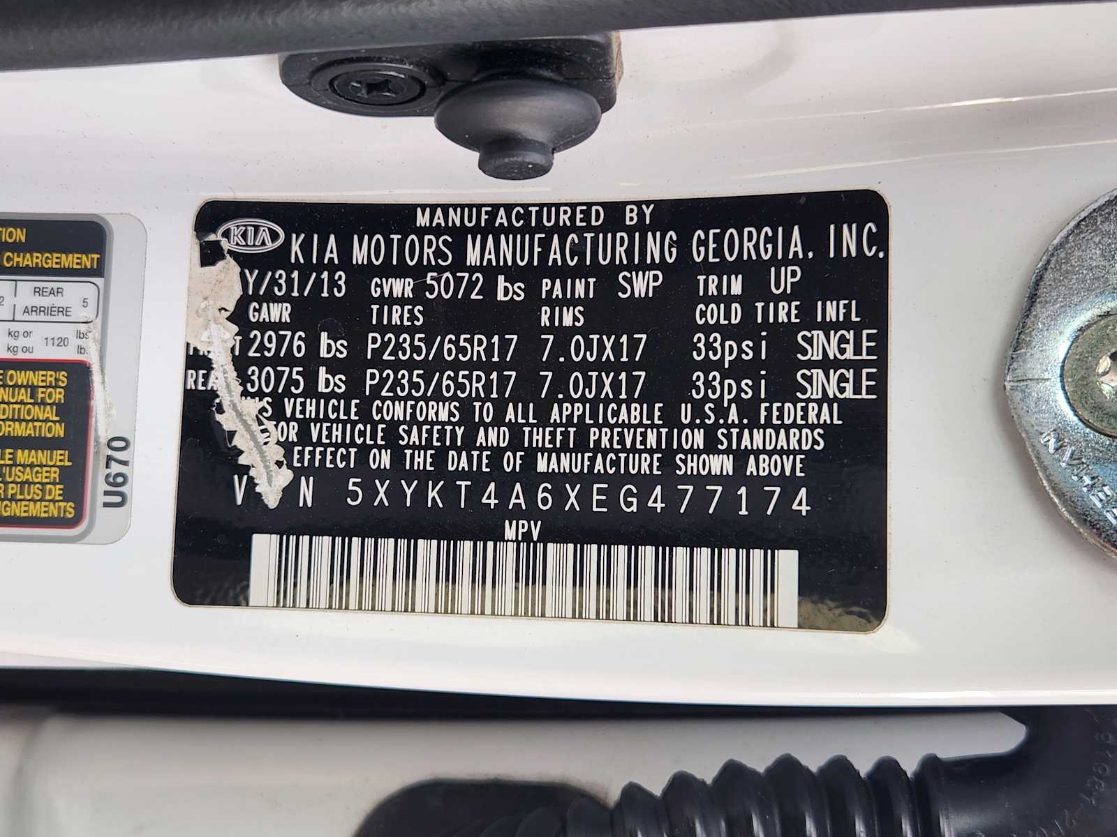 Thumbnail: 2014 Kia Sorento - 34