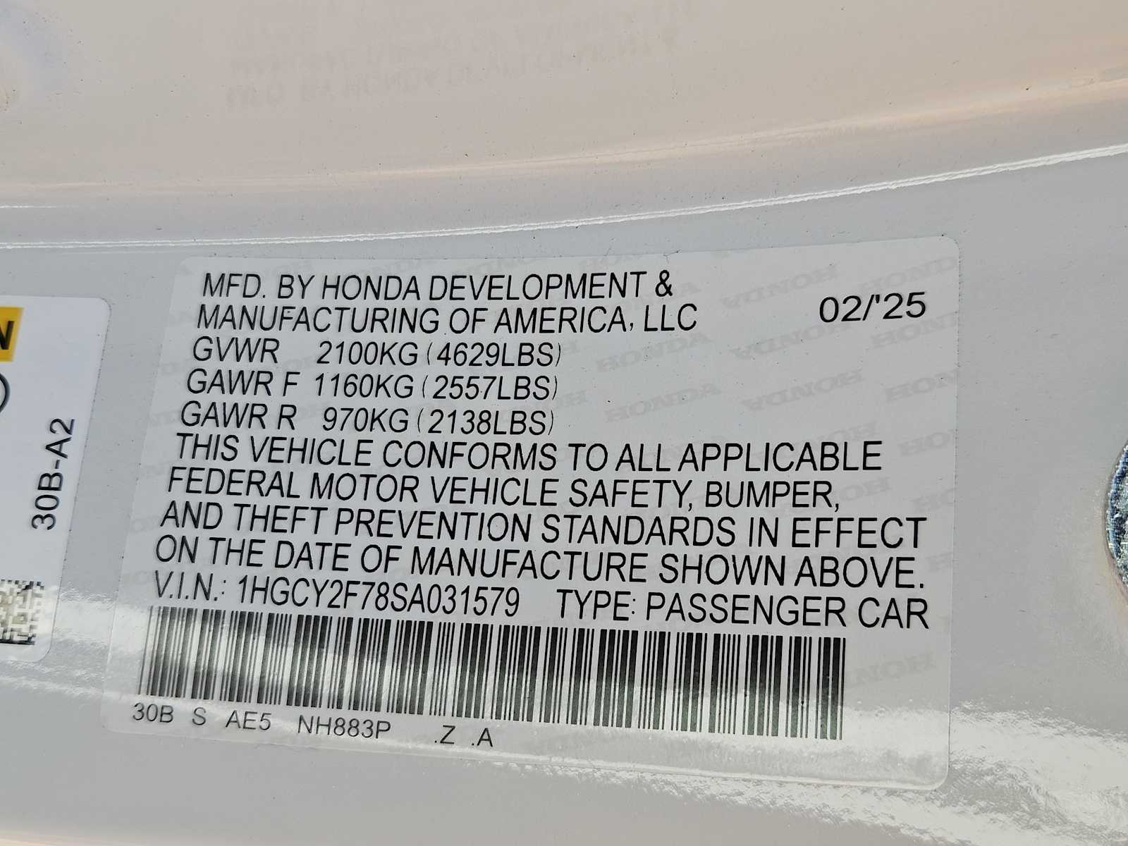 Thumbnail: 2025 Honda Accord - 32