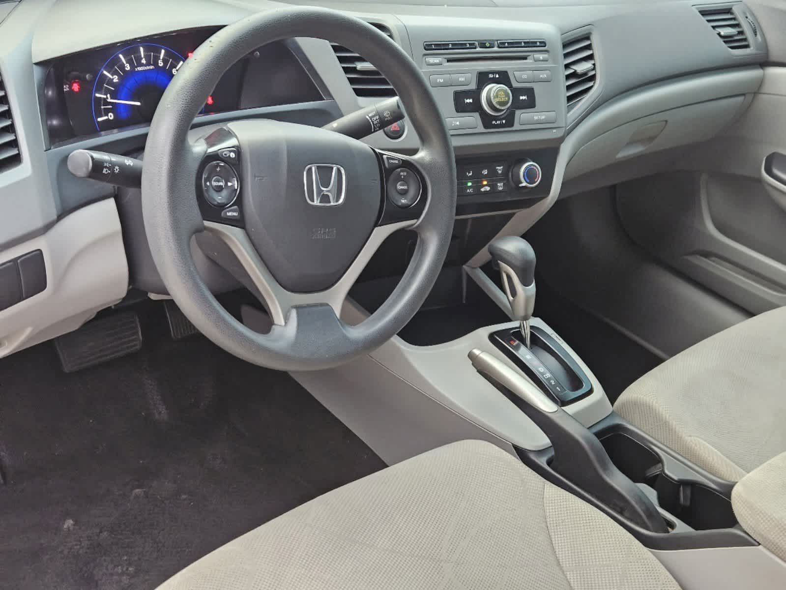 Used 2012 Honda Civic LX with VIN 2HGFB2F55CH303991 for sale in Austin, TX