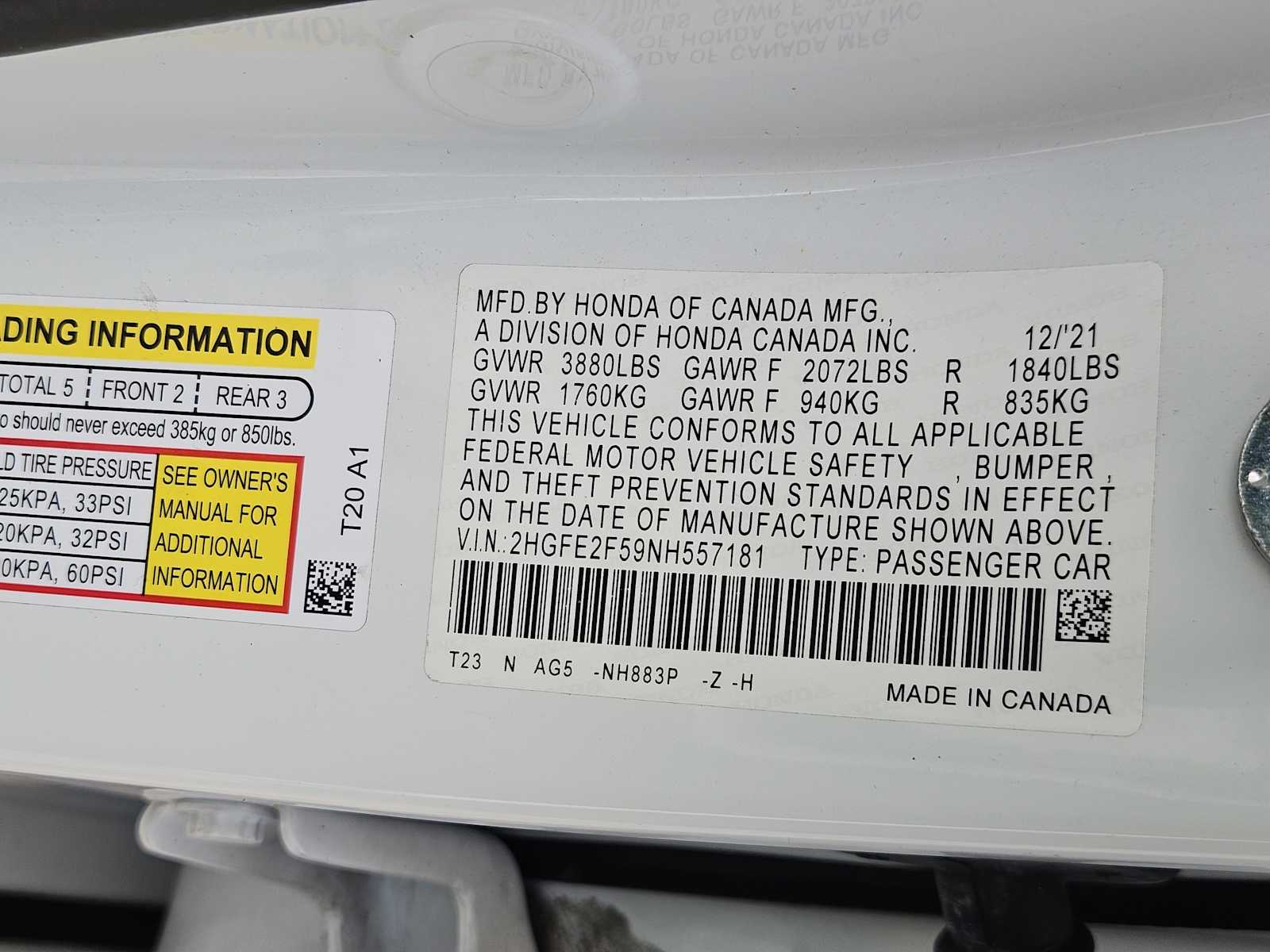 Thumbnail: 2022 Honda Civic - 31