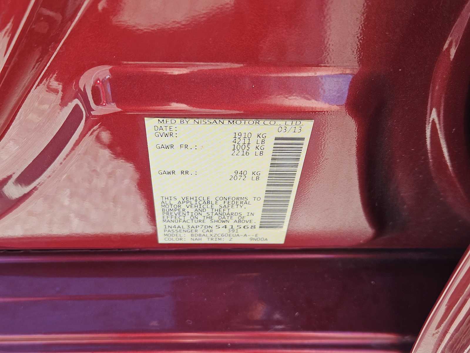 Thumbnail: 2013 Nissan Altima - 32