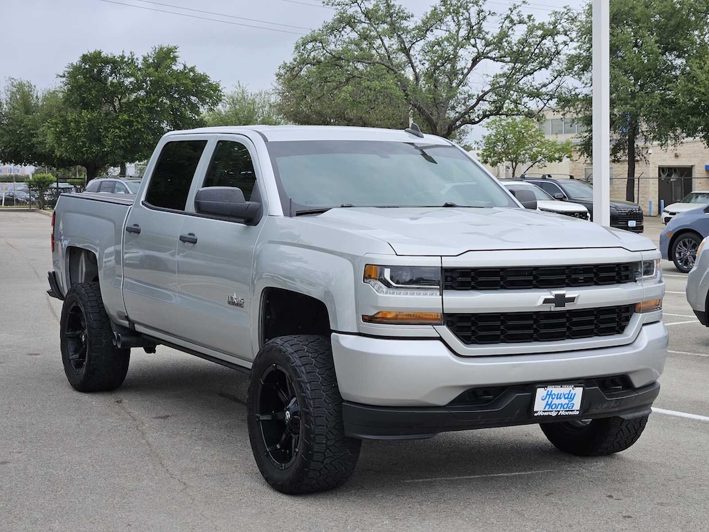 Used 2018 Chevrolet Silverado 1500 Custom Truck Crew Cab