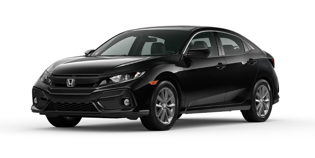 black Honda Civic EX