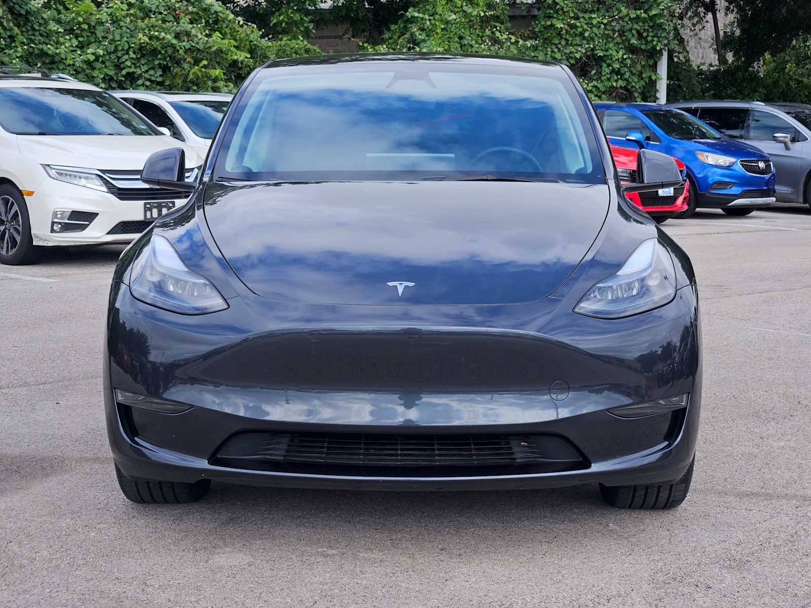 Used 2024 Tesla Model Y Long Range with VIN 7SAYGDED1RF083859 for sale in Austin, TX