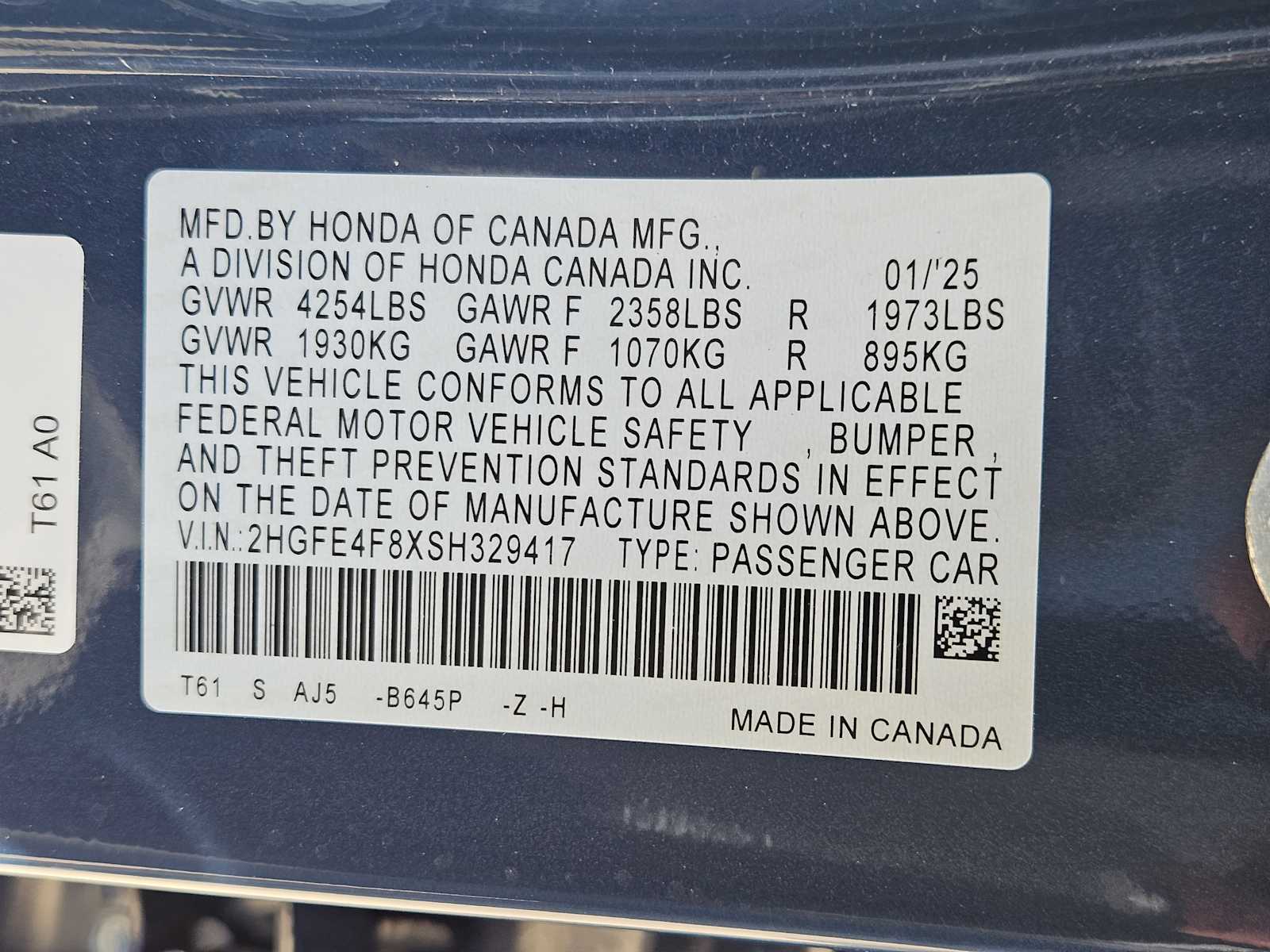 2025 Honda Civic Sport Touring 34